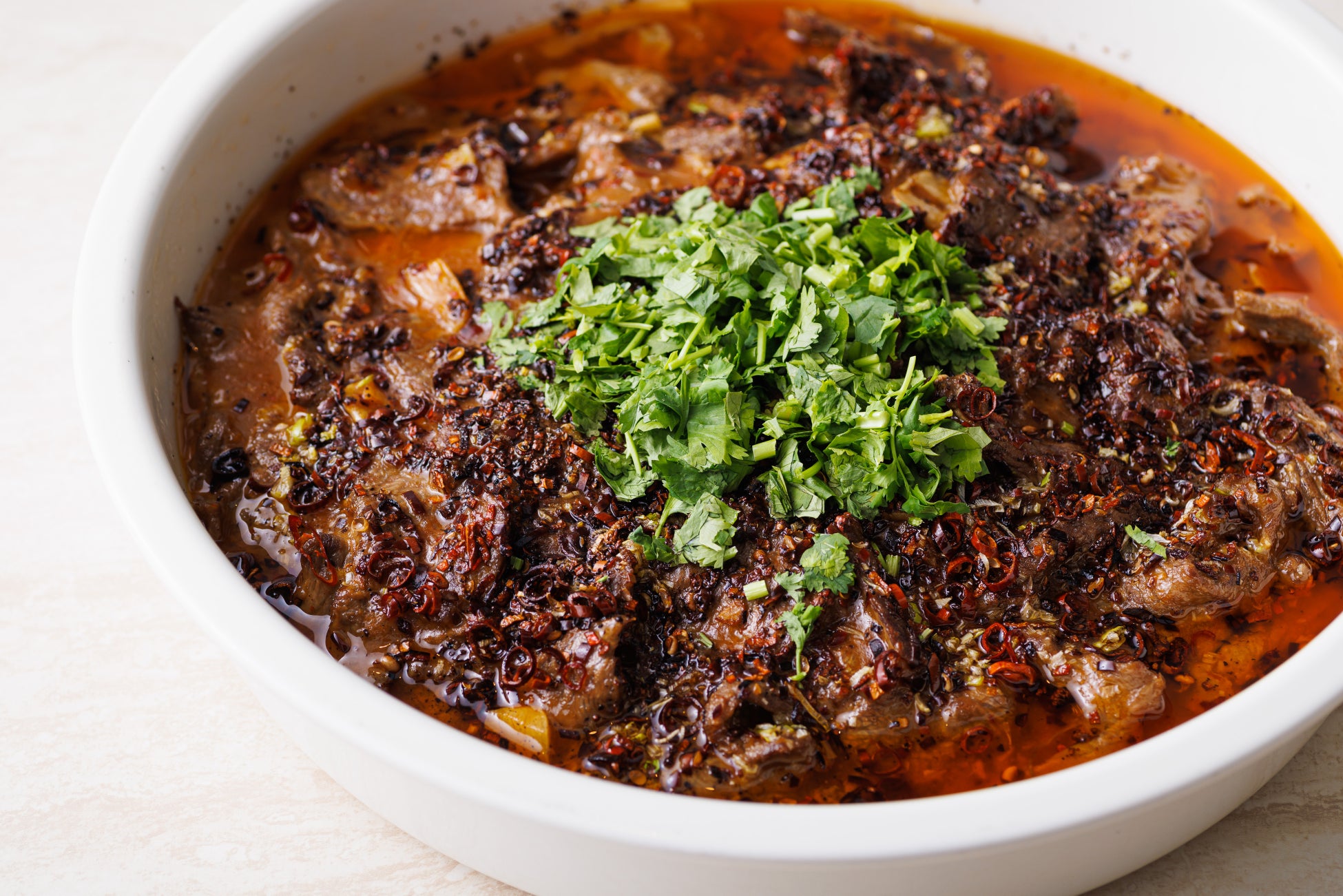 水煮牛肉(スイチュウニュウリュウ)TERRACE & DINING SORA