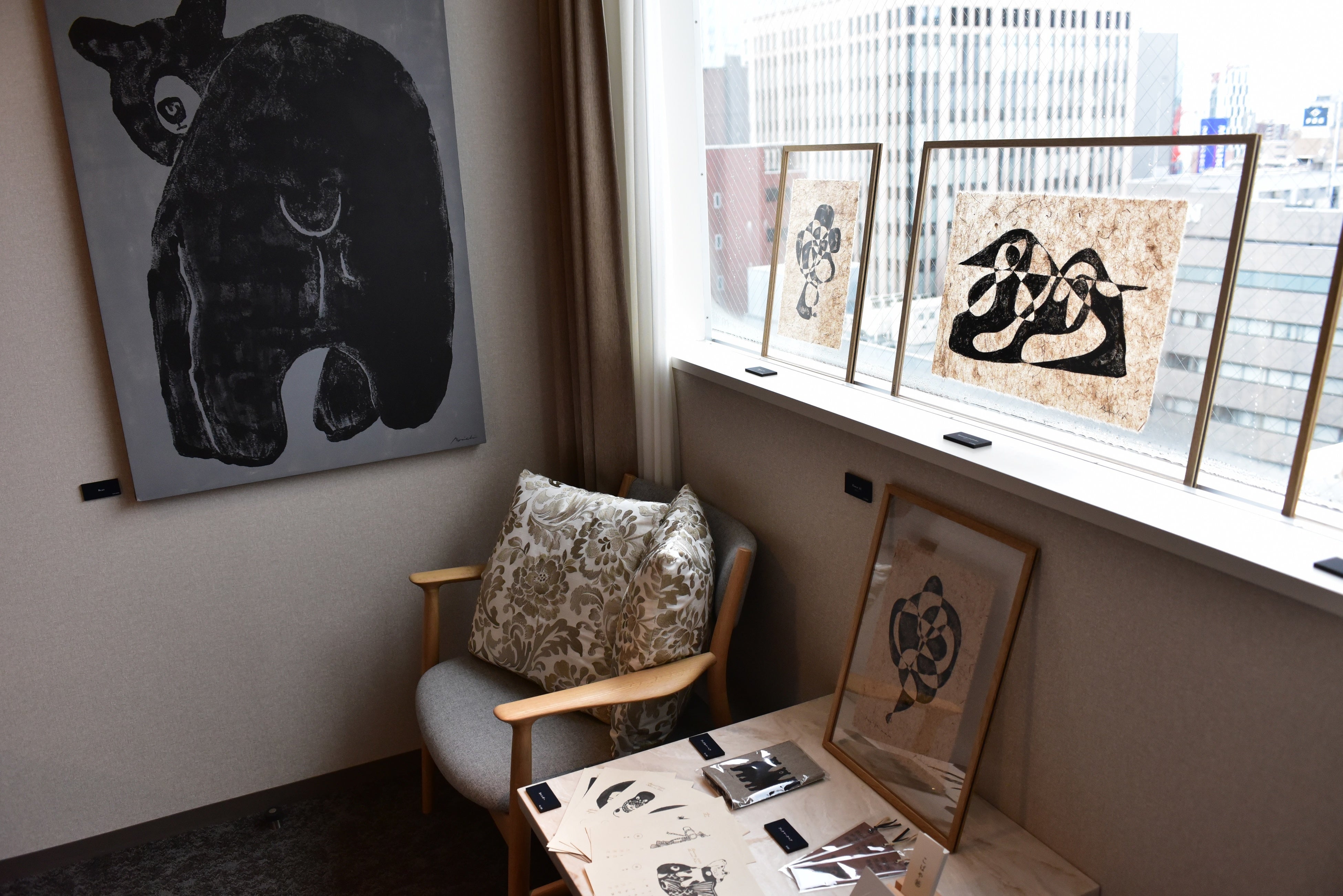 昨年の客室展示の様子