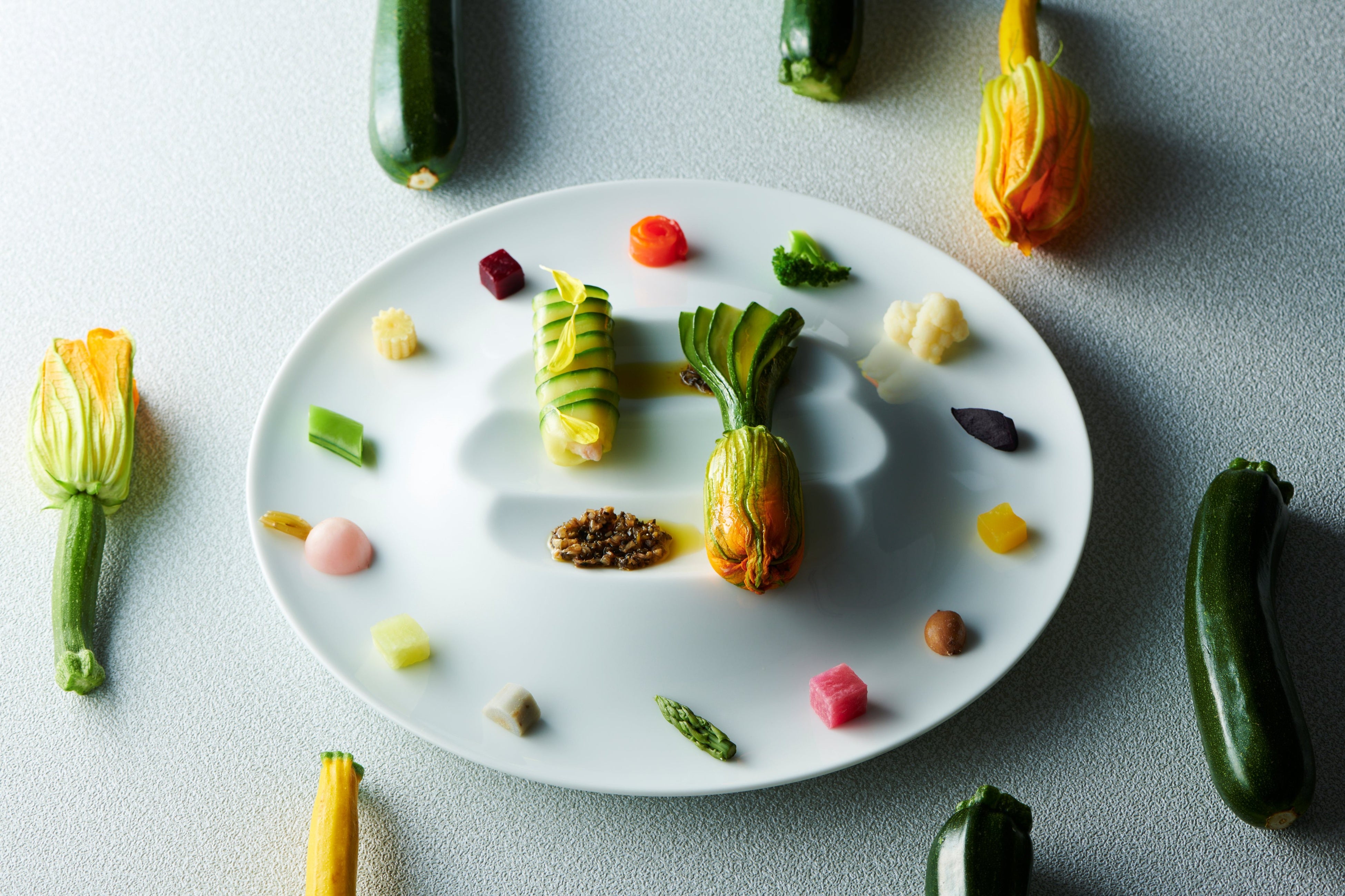 赤井川村産ズッキーニを使った料理