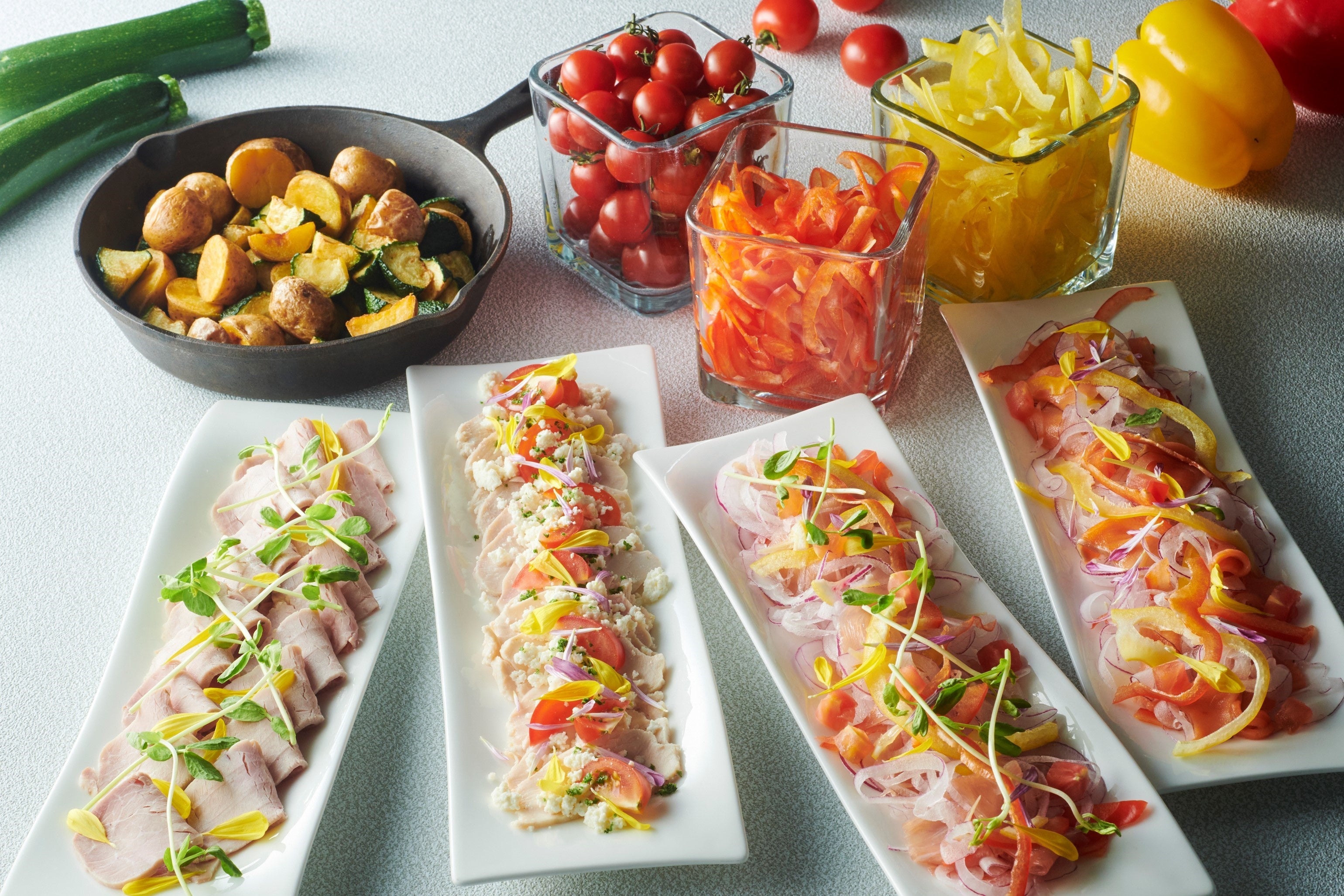 赤井川村産野菜を使った朝食（イメージ）