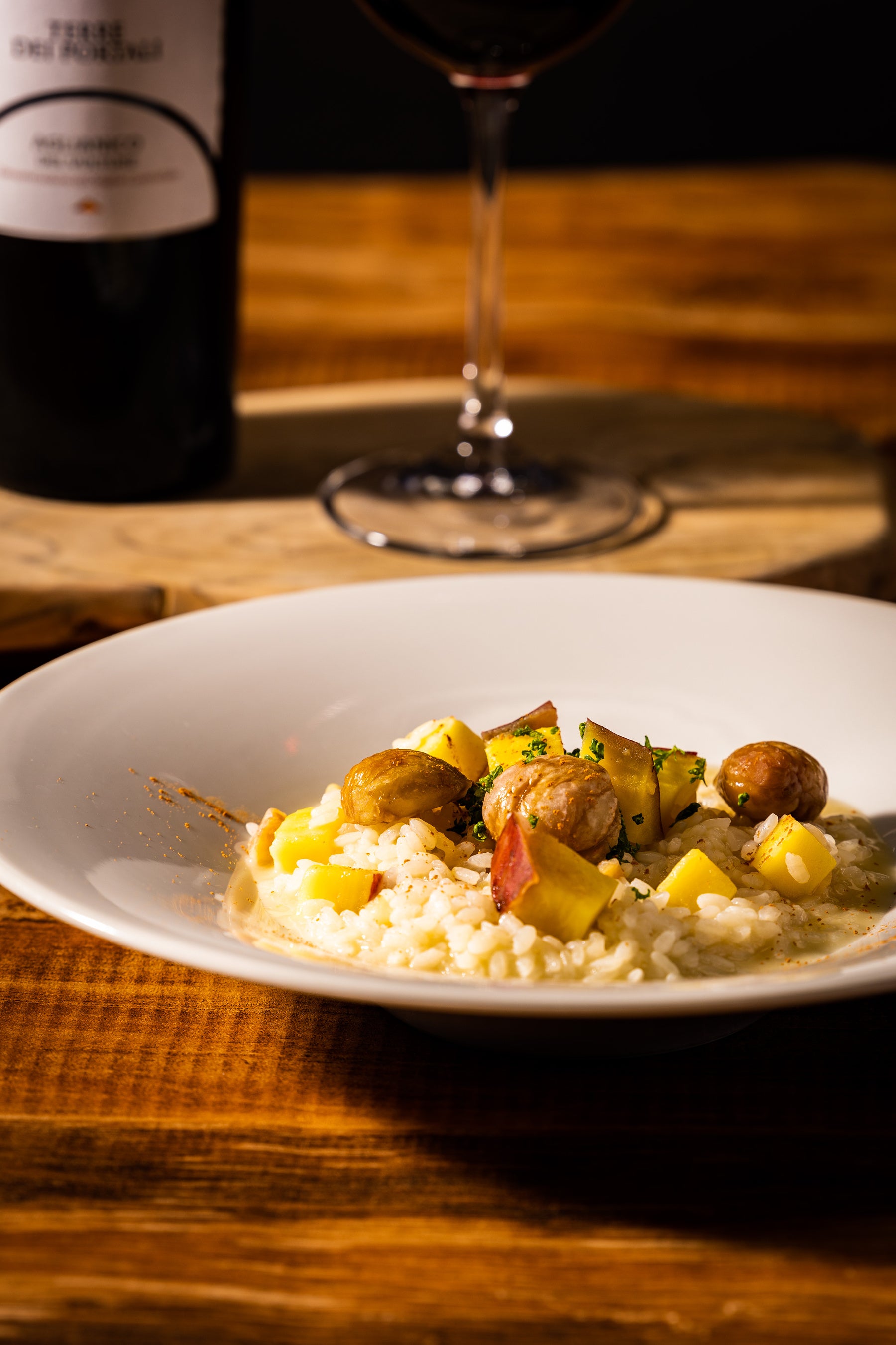 栗とさつまいものリゾット