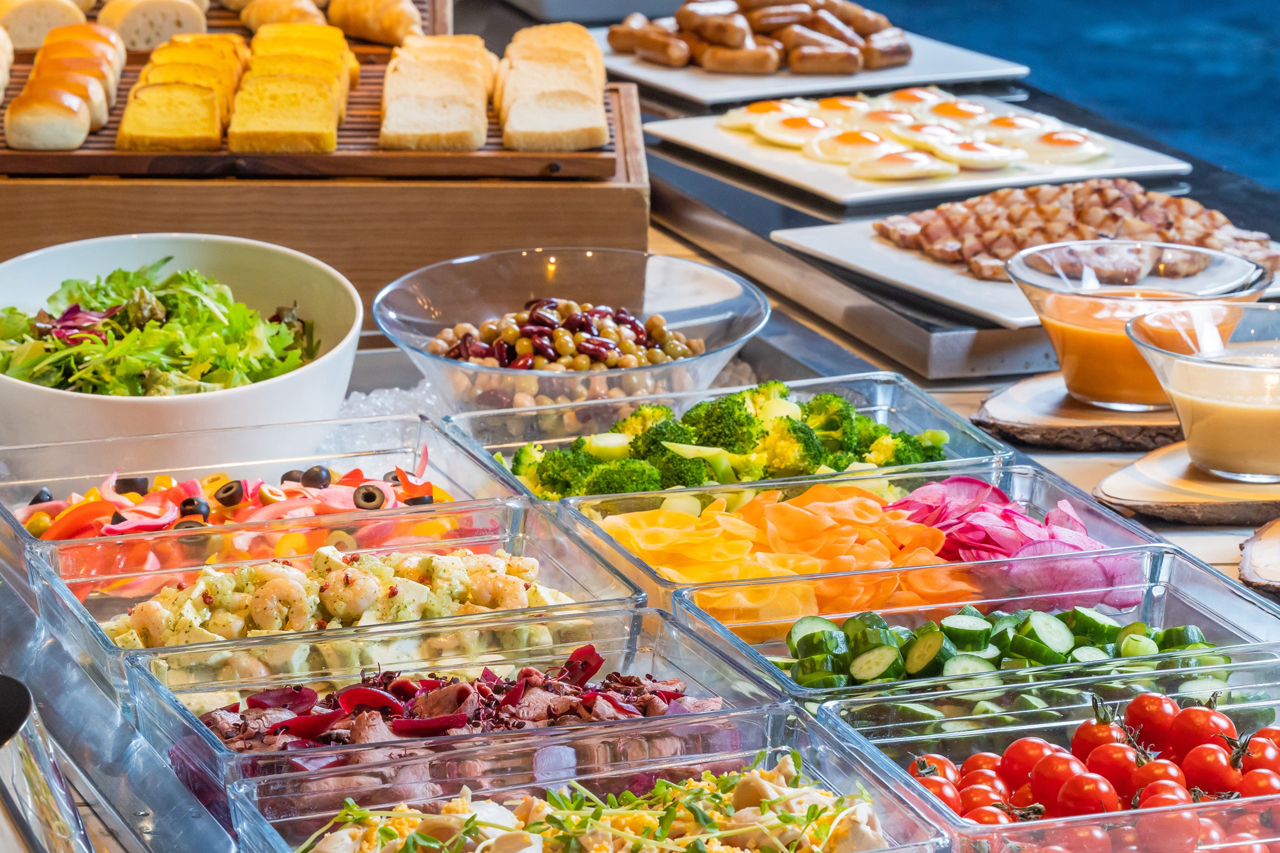 クロスホテル大阪の朝食ビュッフェのイメージ