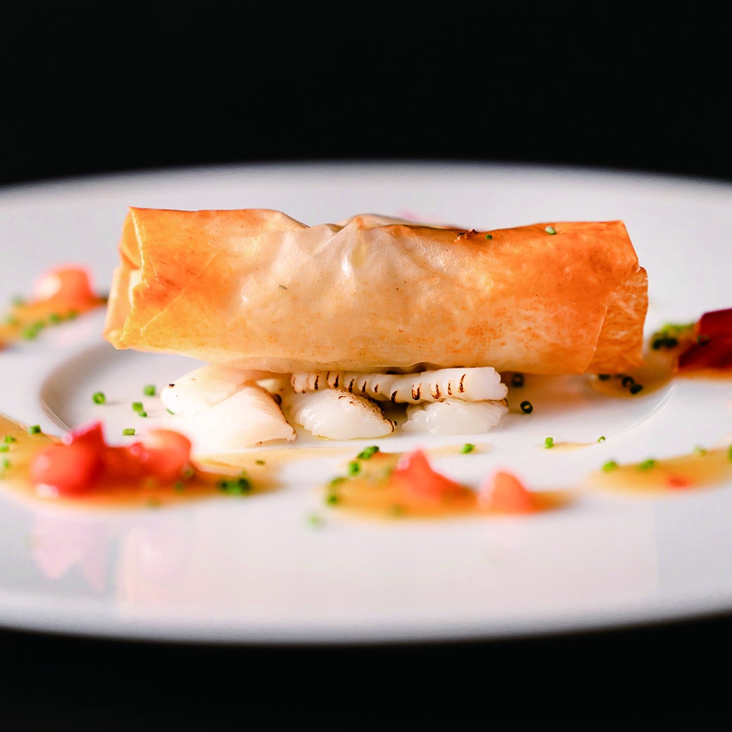 フォアグラのパートフィロ包み焼