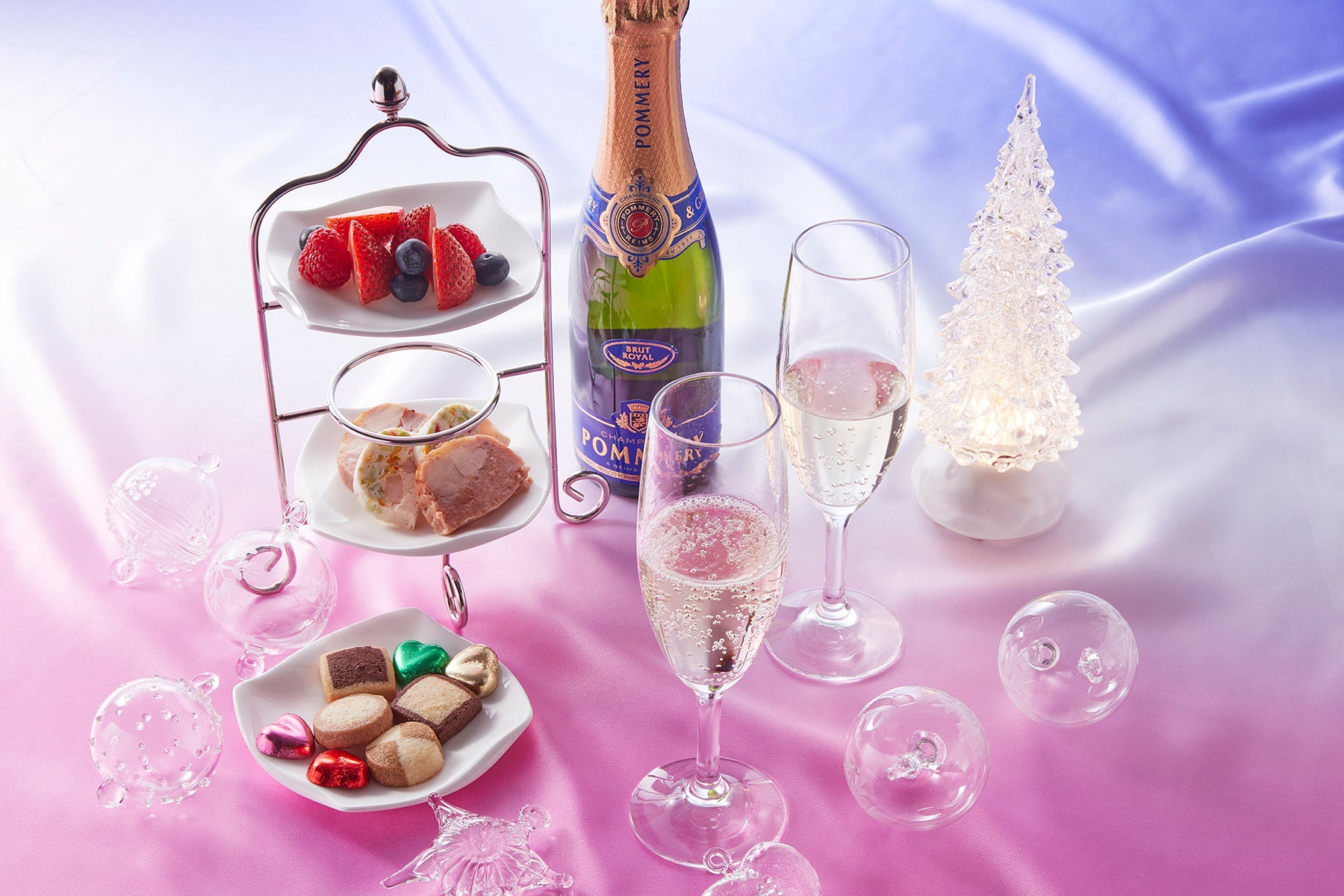 シャンパン＆オードブル付き宿泊プラン（イメージ）