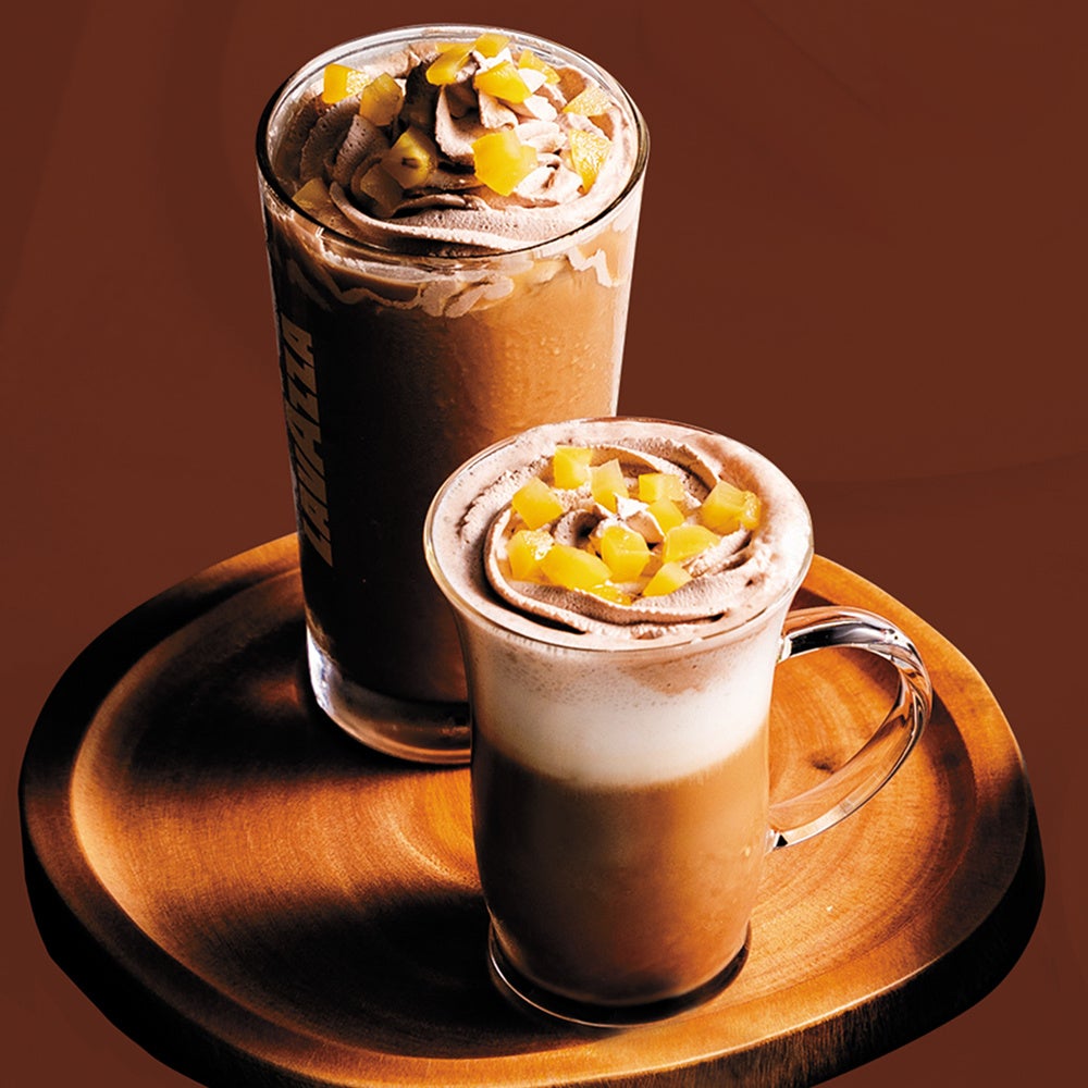 秋のシーズナルドリンク「マロンラテ」はアイスまたはホットで