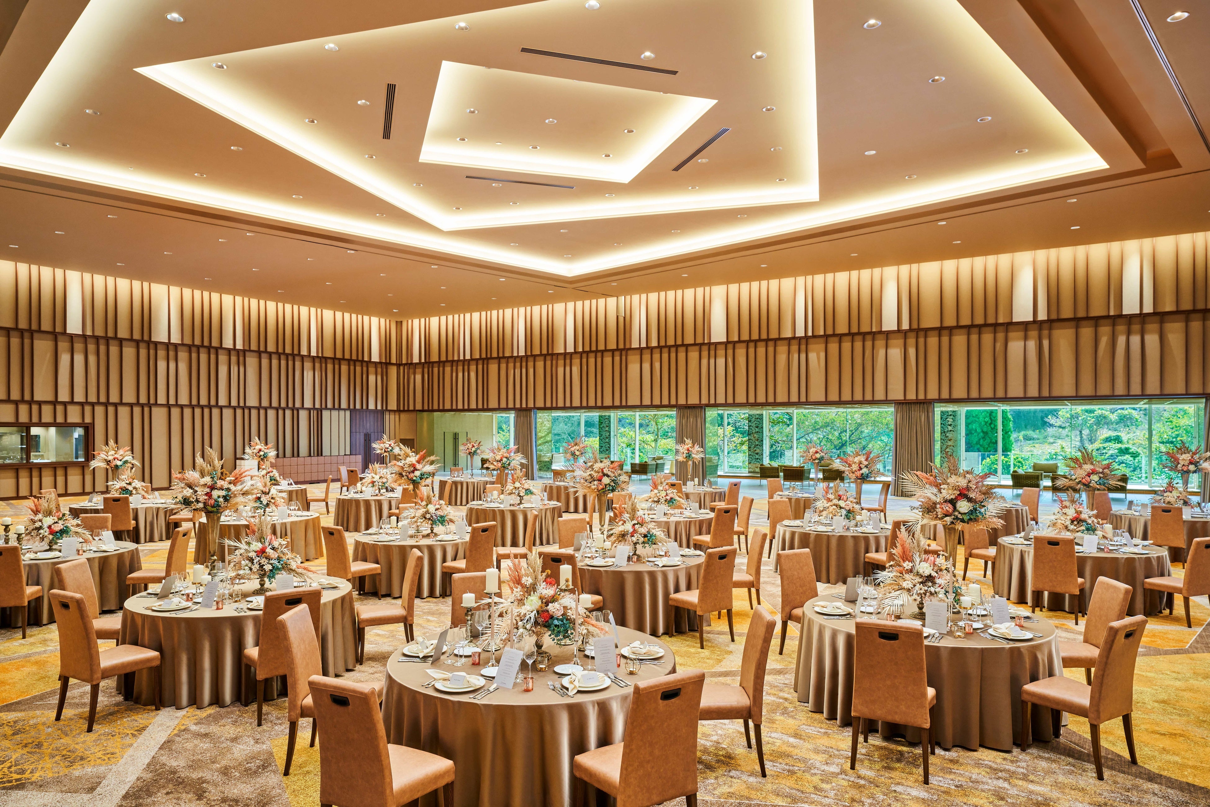 ブライダルBIGフェア会場の杉乃井ホール