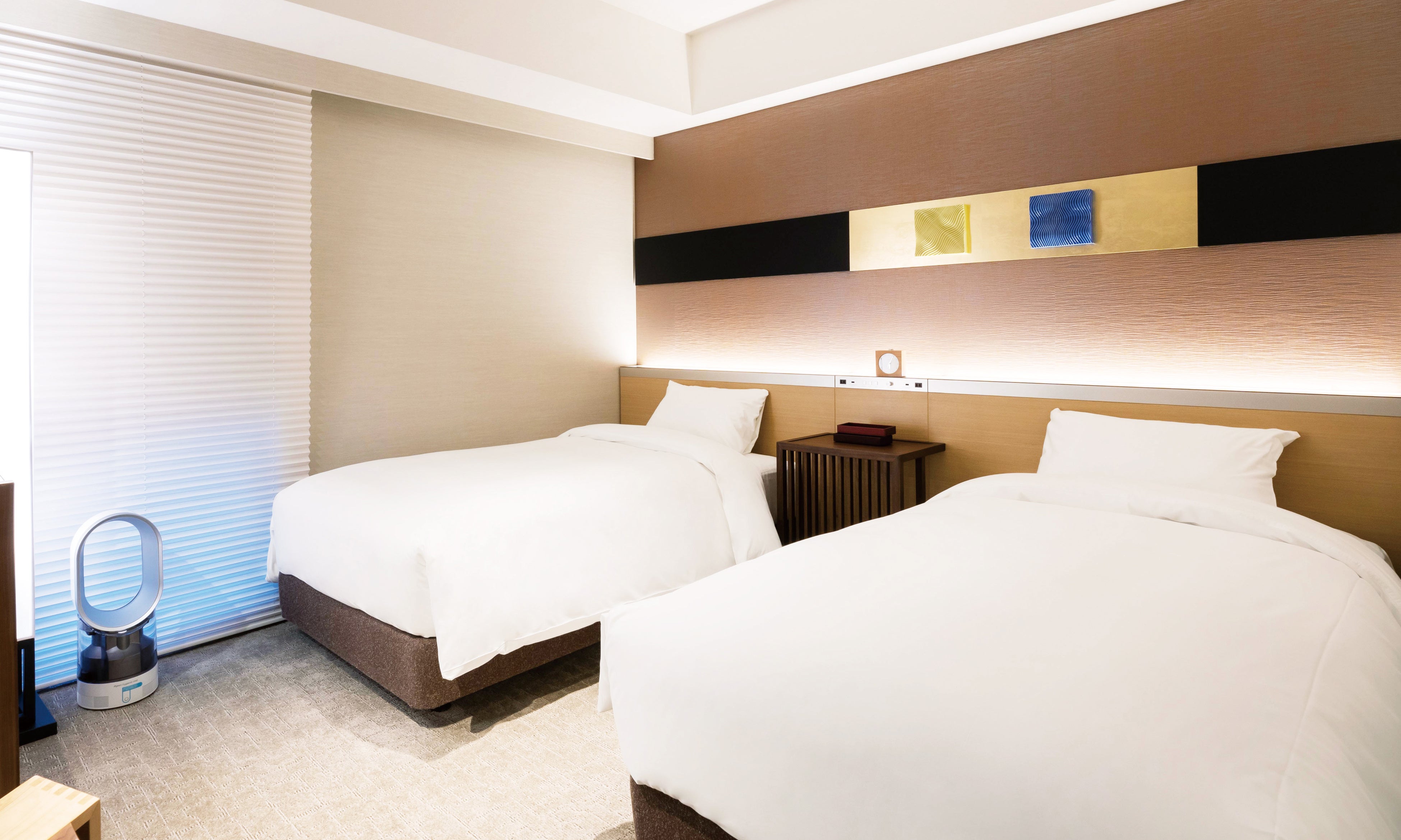 バスルーム・洗面ルーム・トイレが独立した居住性の高い客室（写真はスタンダードツイン）