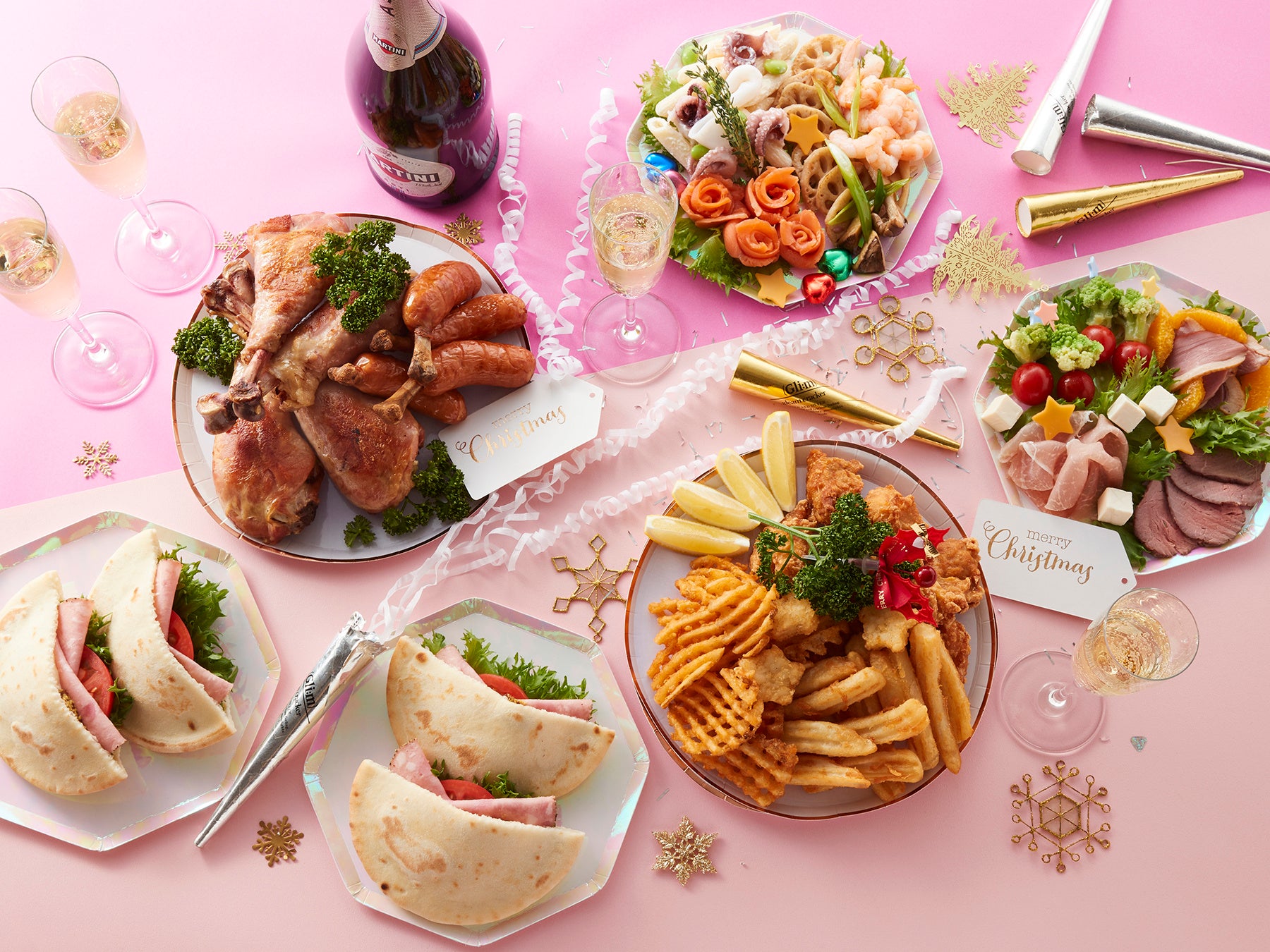 クリスマスパーティメニュー（イメージ）