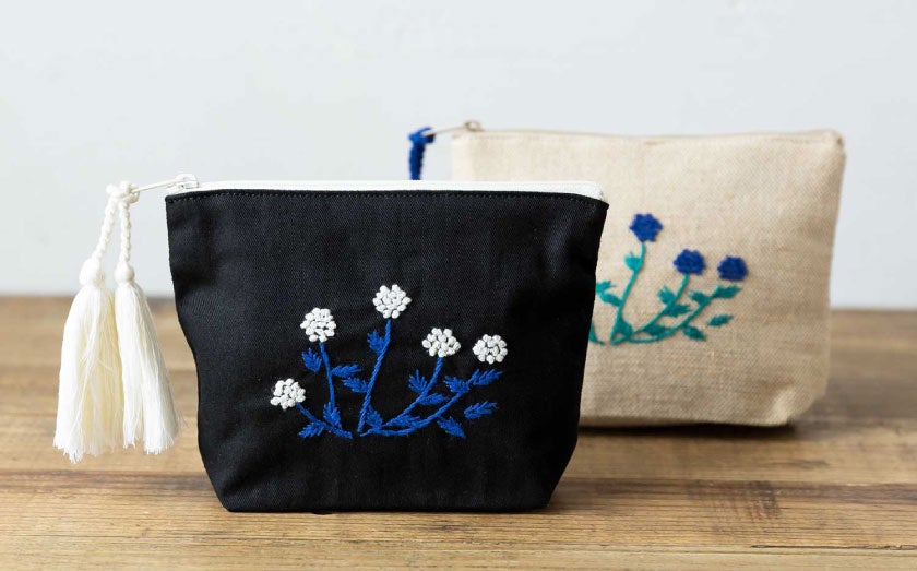 ピープルツリーのフェアトレード商品（ポーチ）