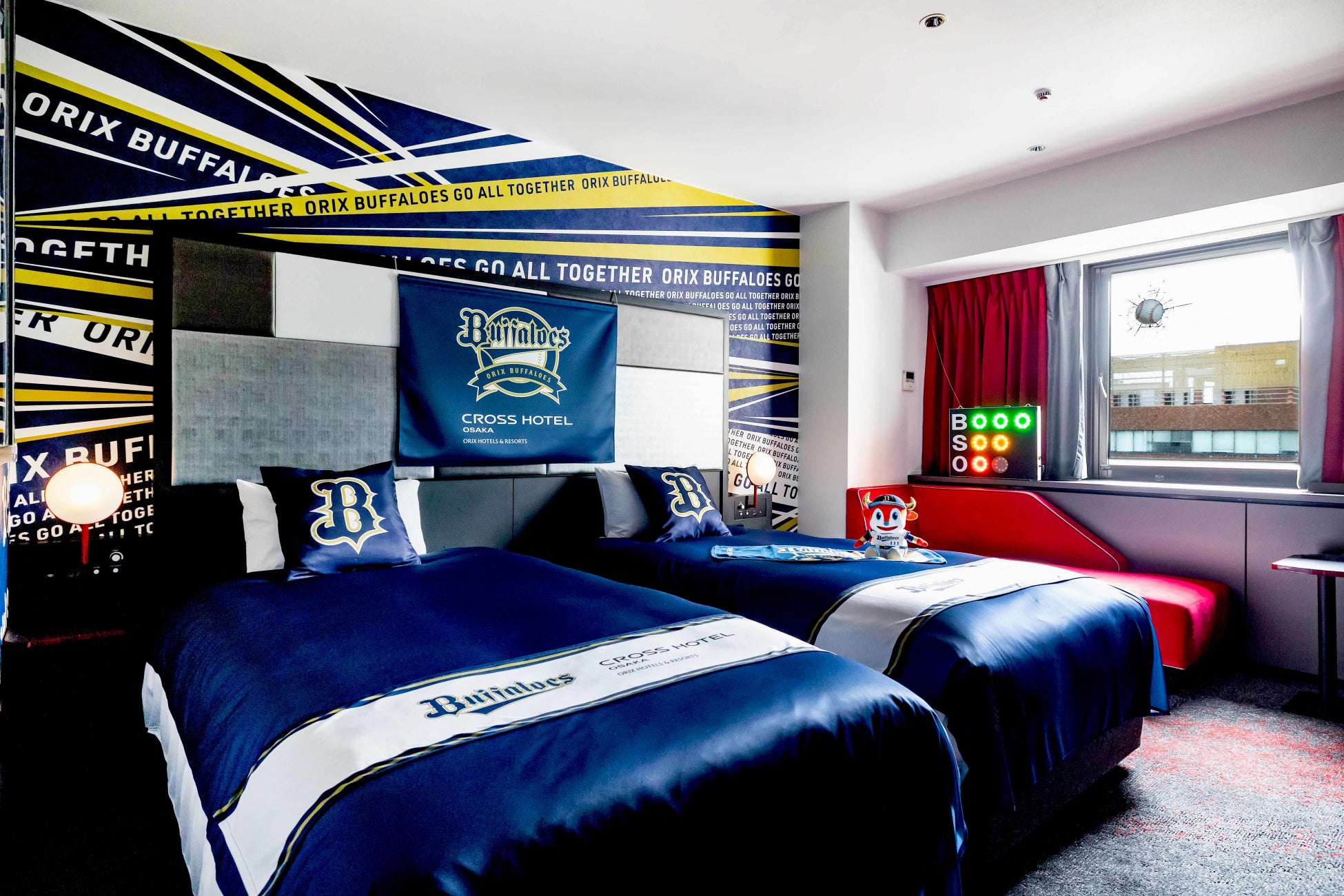 クロスホテル大阪 オリックス バファローズファン必見 1日1室限定 コラボルーム Bs Room 登場 オリックス ホテル マネジメント株式会社のプレスリリース クロスホテル大阪 オリックス バファローズファン必見 1日1室限定 コラボルーム Bs Room 登場 オリックス ホテル マネジメント株式会社のプレスリリース