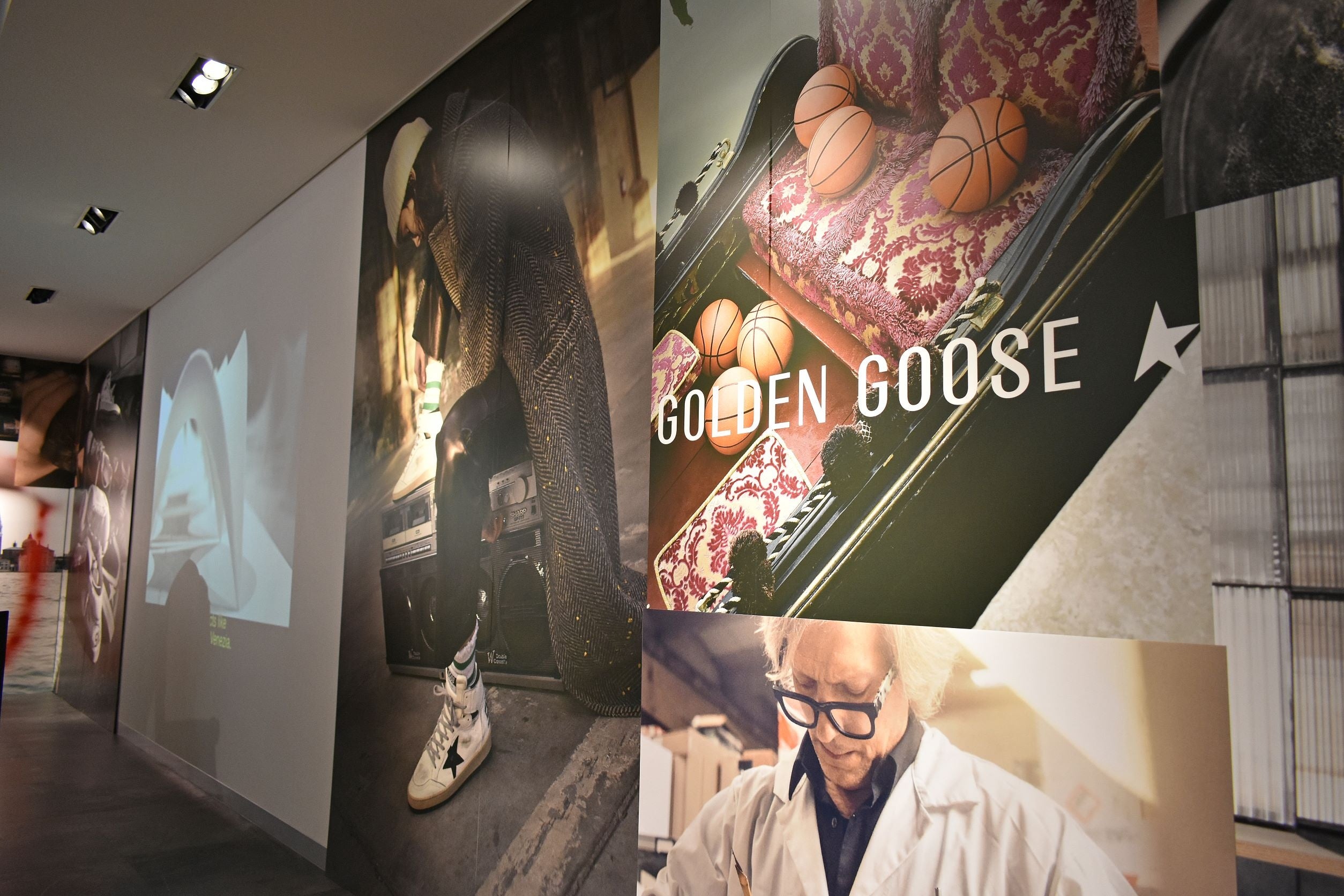 Golden Goose フォト＆ムービー展示イメージ