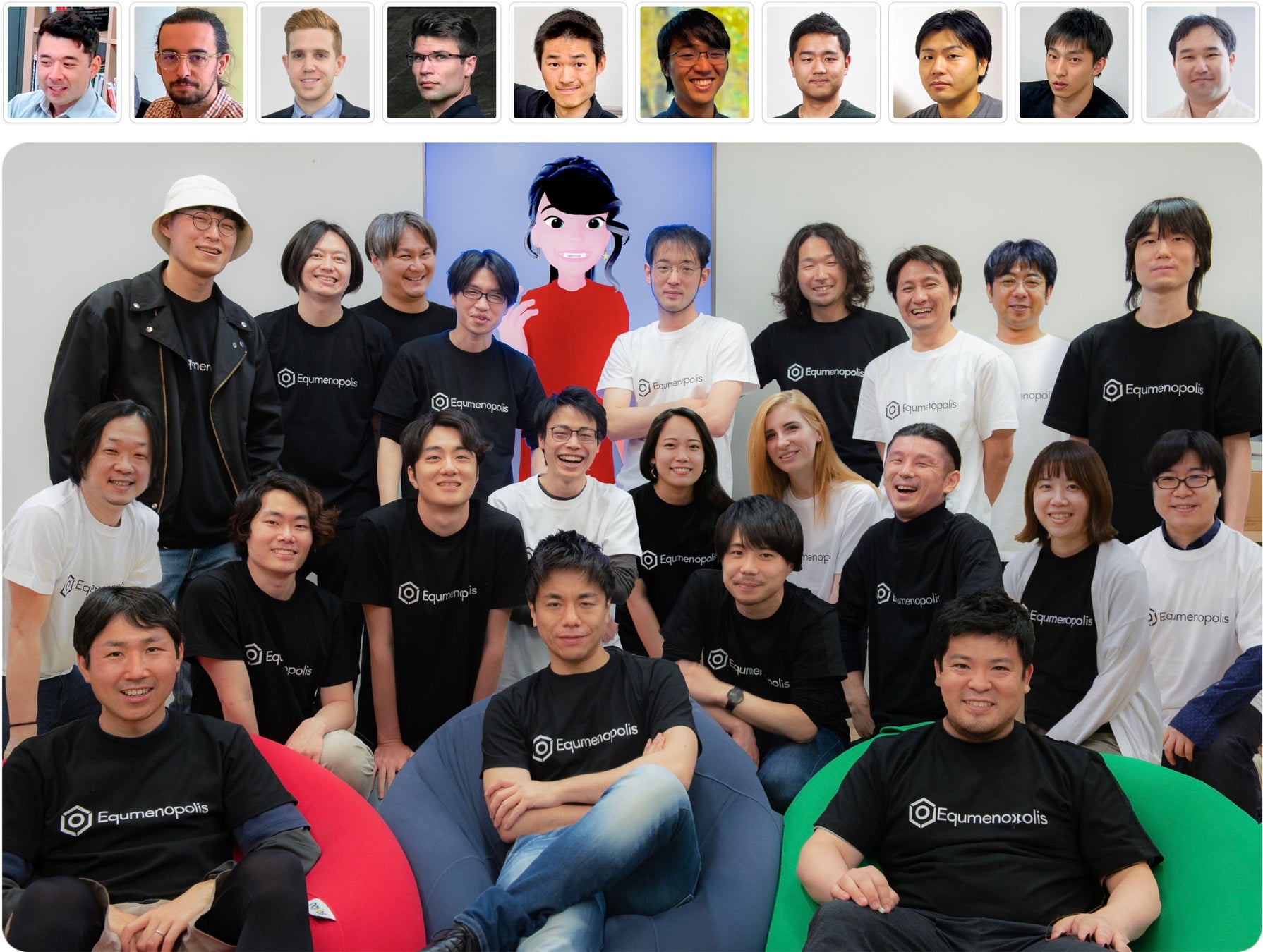 エキュメノポリス社 LANGX開発メンバー