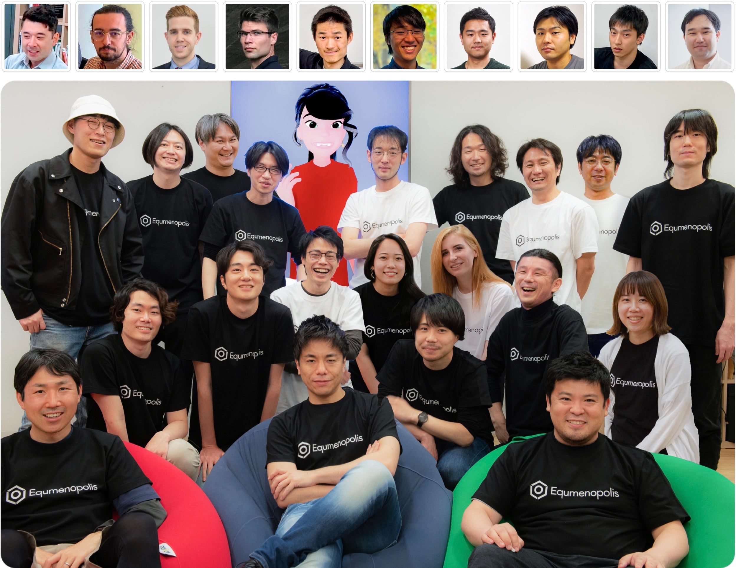 エキュメノポリス社 LANGX開発メンバー