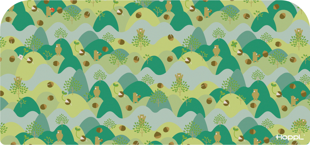 限定デスクマット表面