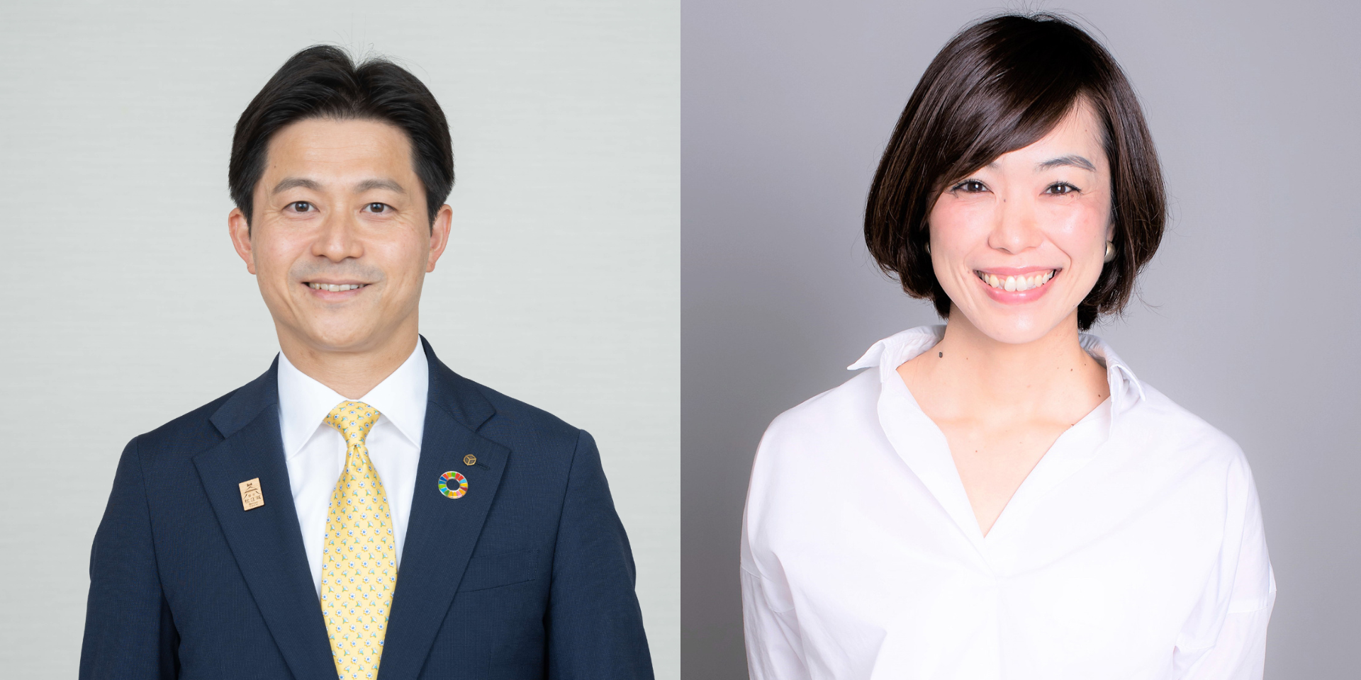 左：上定 昭仁氏、右：工藤 七子氏