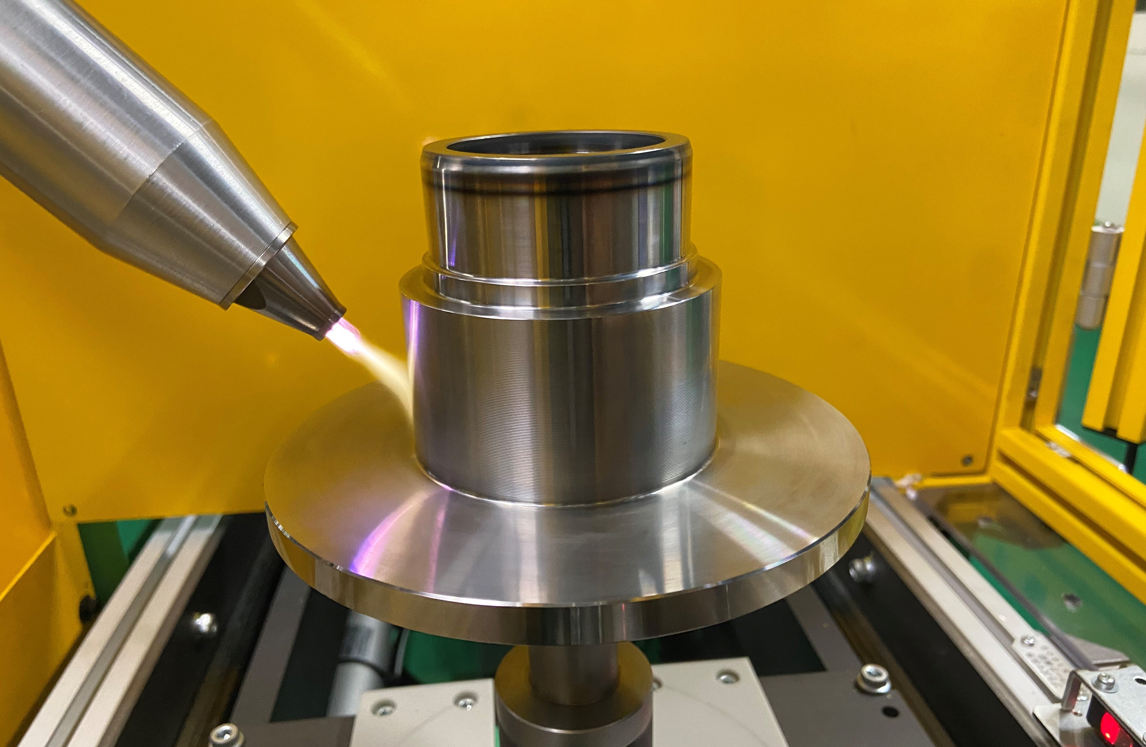 プラズマ照射の様子