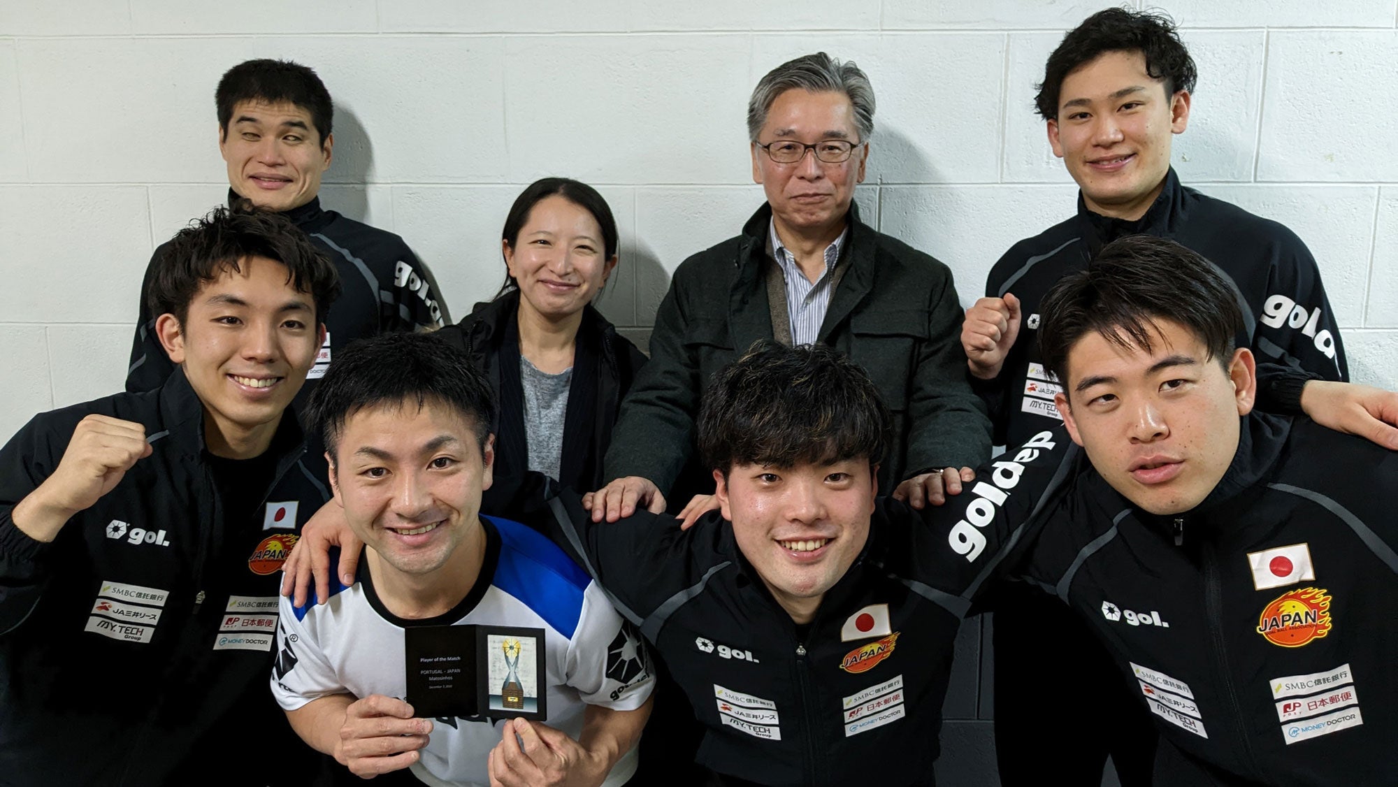 会場まで応援に来て下さった在ポルトガル日本国大使館の三井参事官と滝書記官