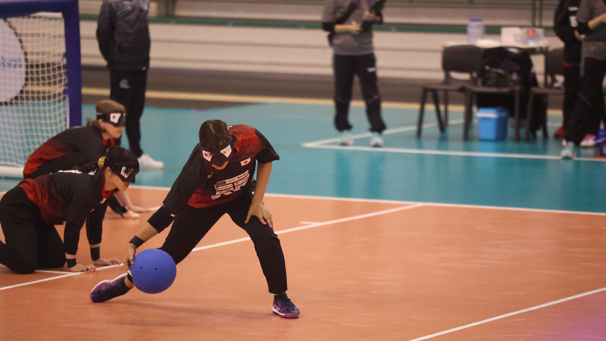 4得点をあげてプレイヤー・オブ・ザ・マッチに選ばれた萩原紀佳選手