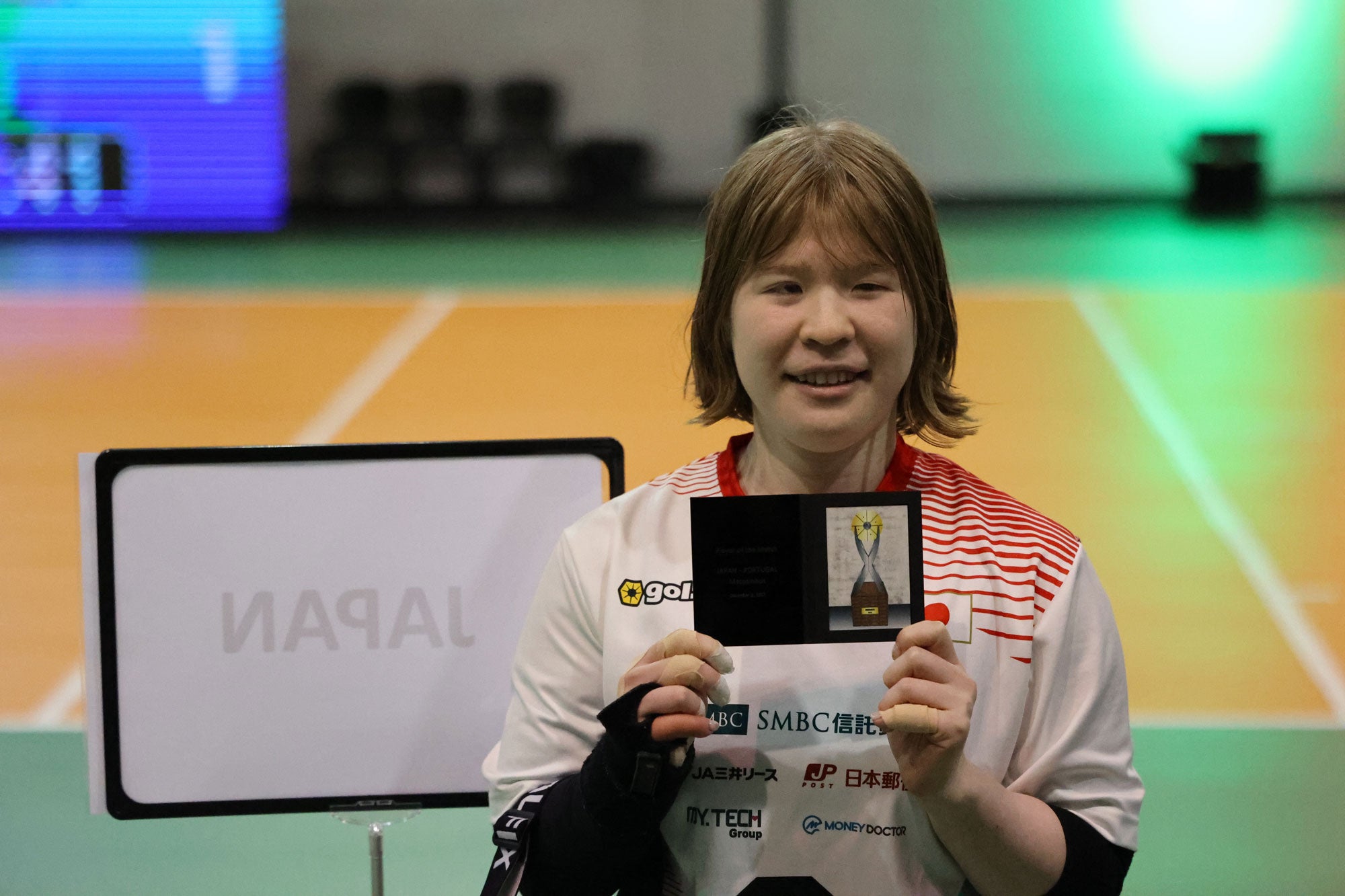 プレイヤー・オブ・ザ・マッチに選ばれた欠端瑛子選手