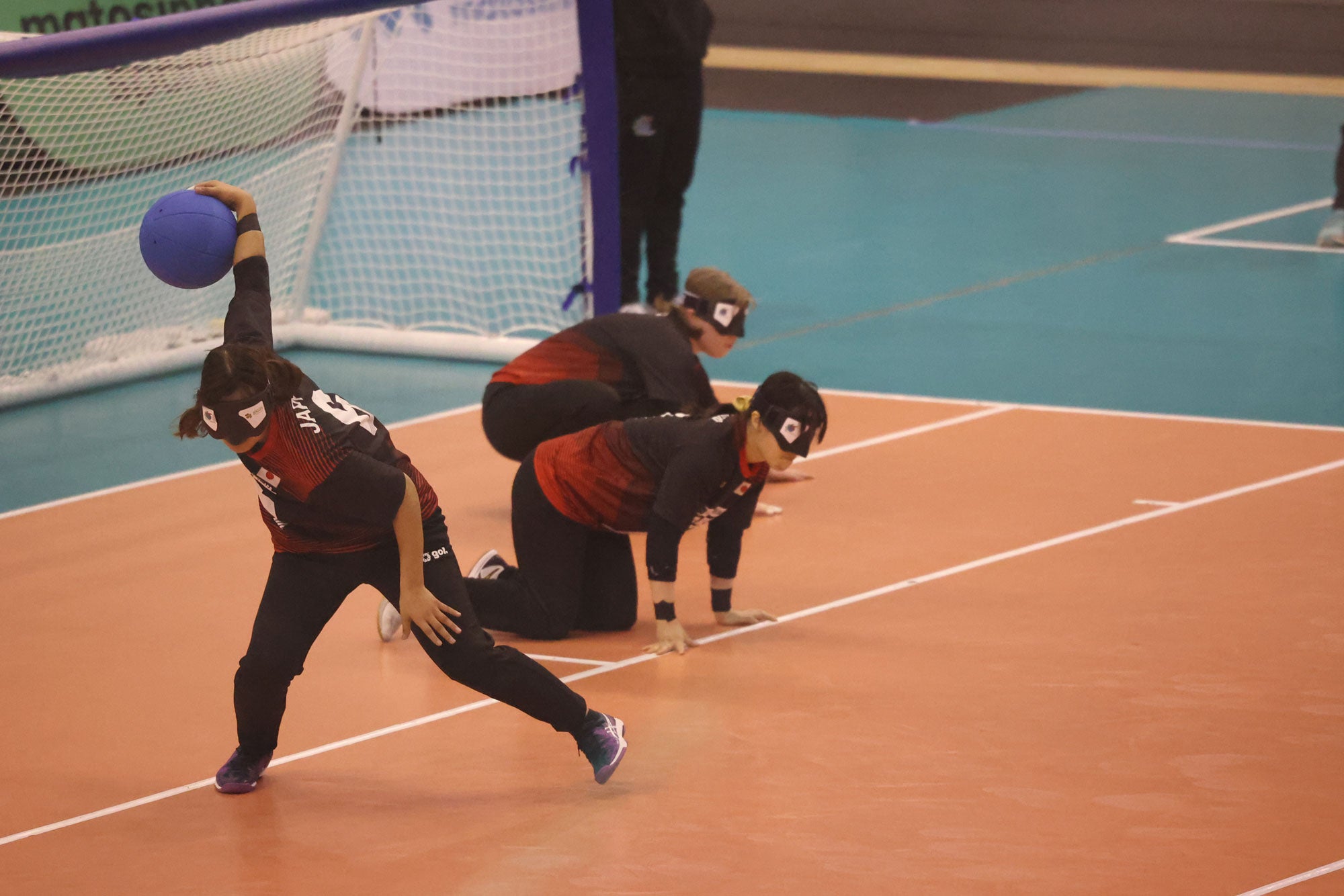 プレイヤー・オブ・ザ・マッチに選出された萩原紀佳選手のプレー