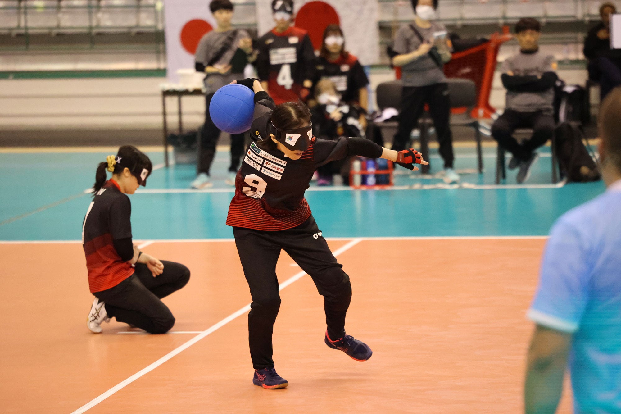 2得点をあげた小宮正江選手