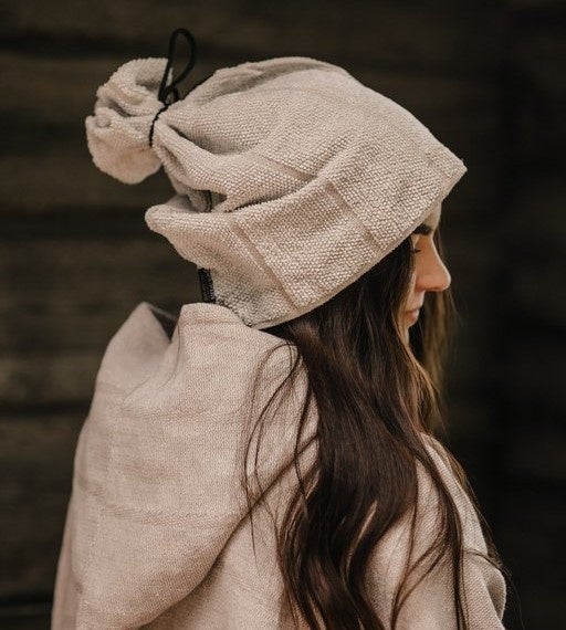 【新品未使用】サウナハット　SAUNIA フィンランド　北欧　万博　フリーサイズ 新品未使用】サウナハット SAUNIA フィンランド 北欧 万博