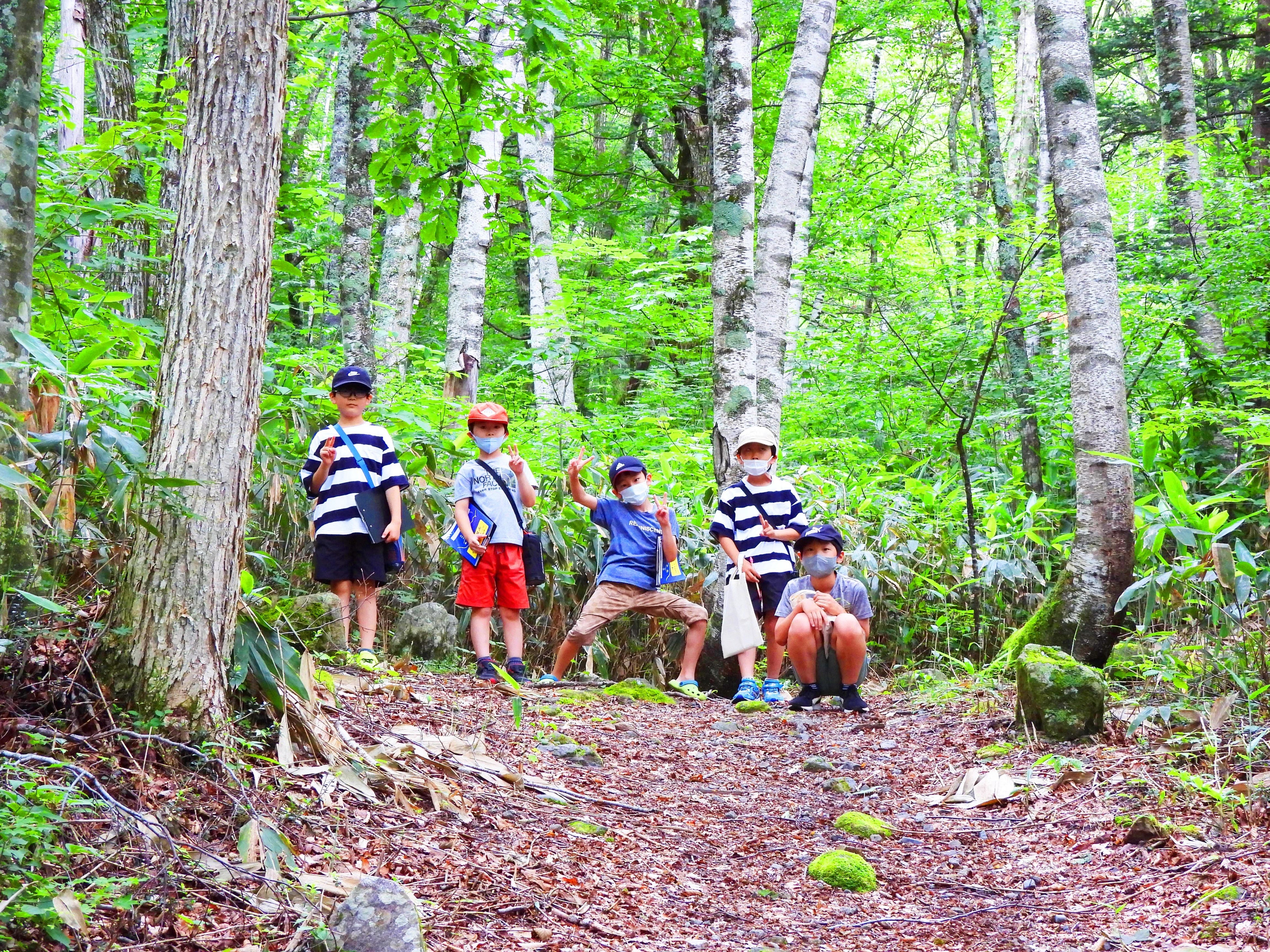 鍋平高原を散策