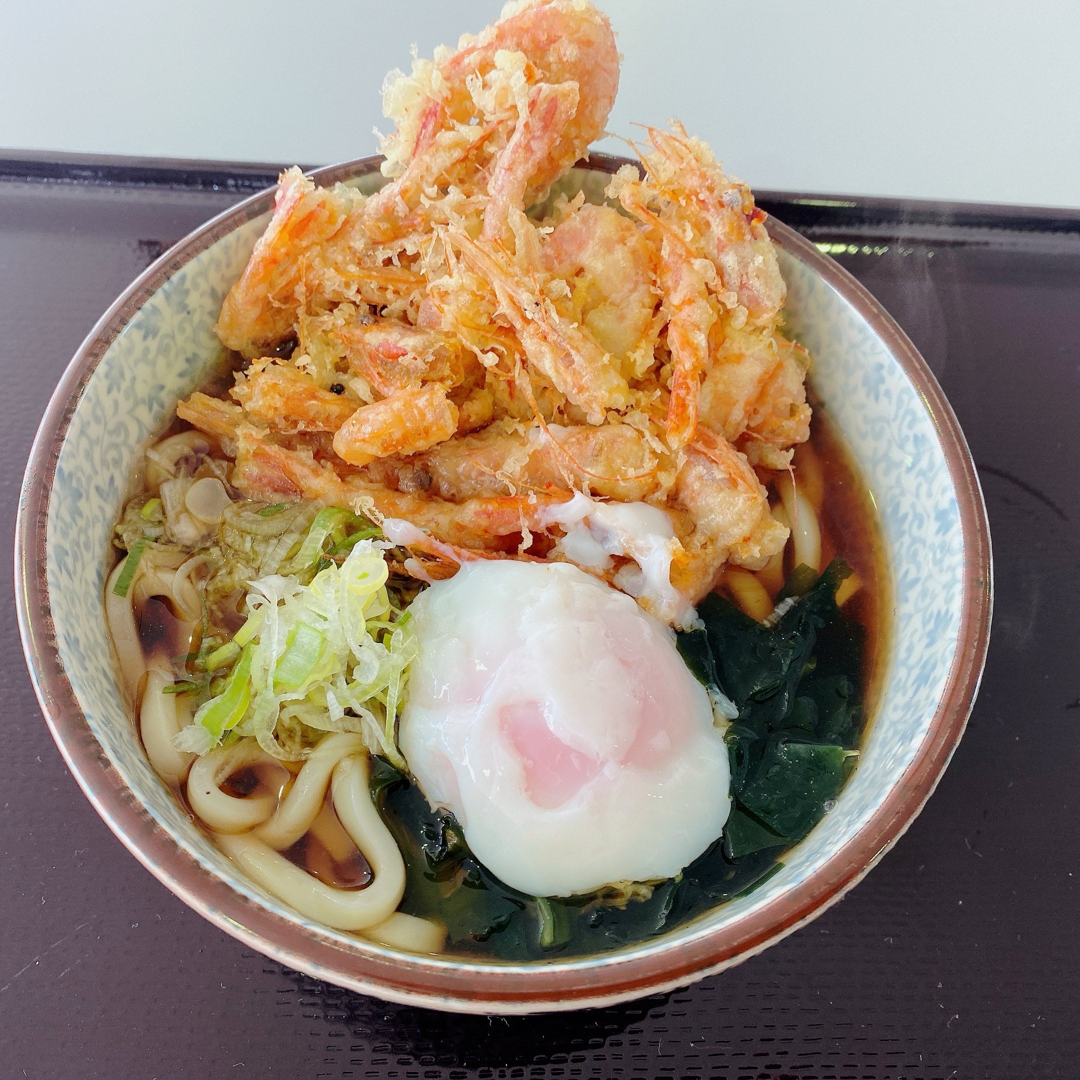甘えびかき揚げうどん