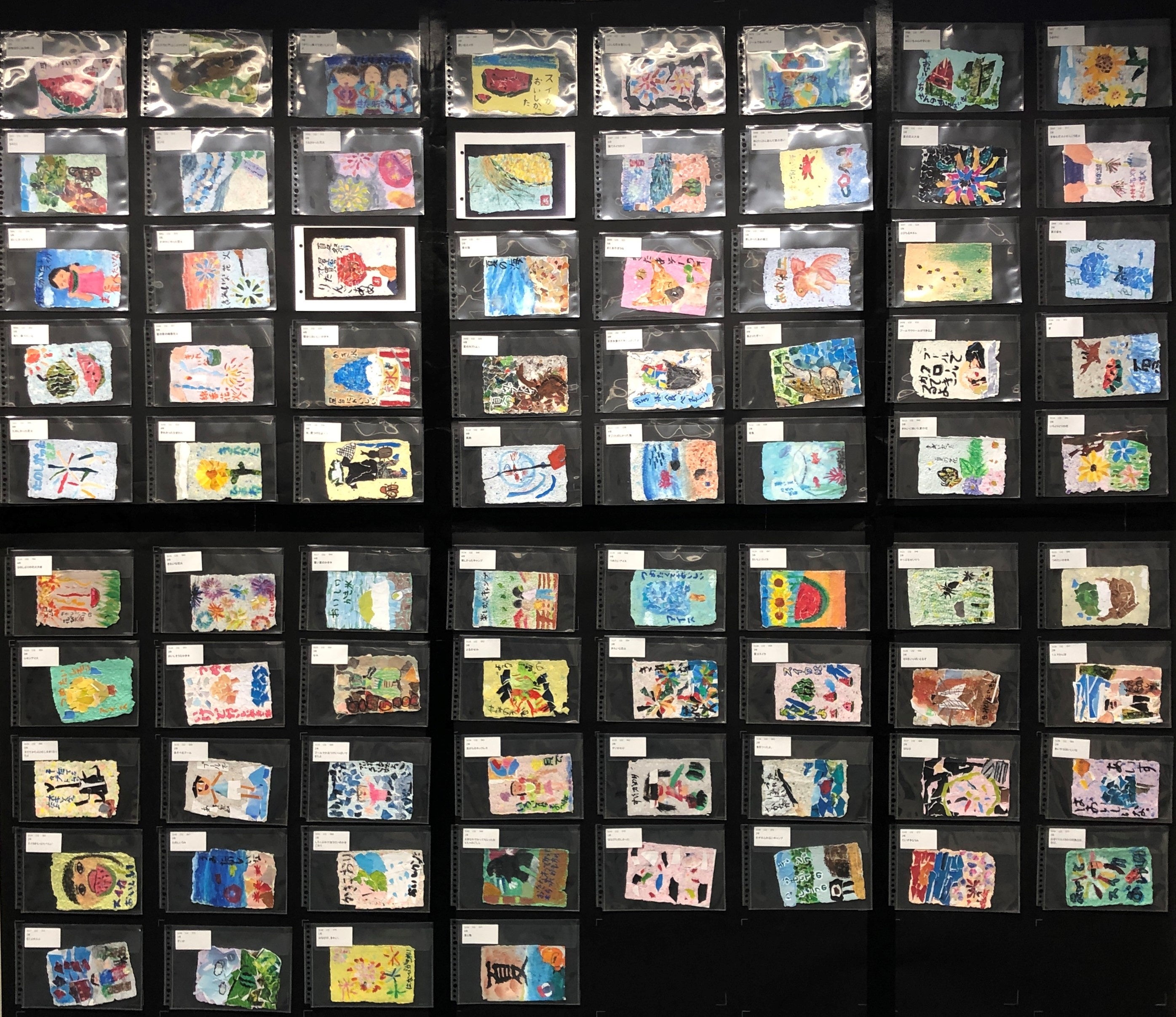 山のアトリエ子供造形絵画教室（76作品）