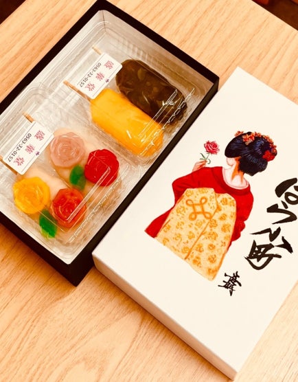 ばら小町(バラモチーフの和菓子)