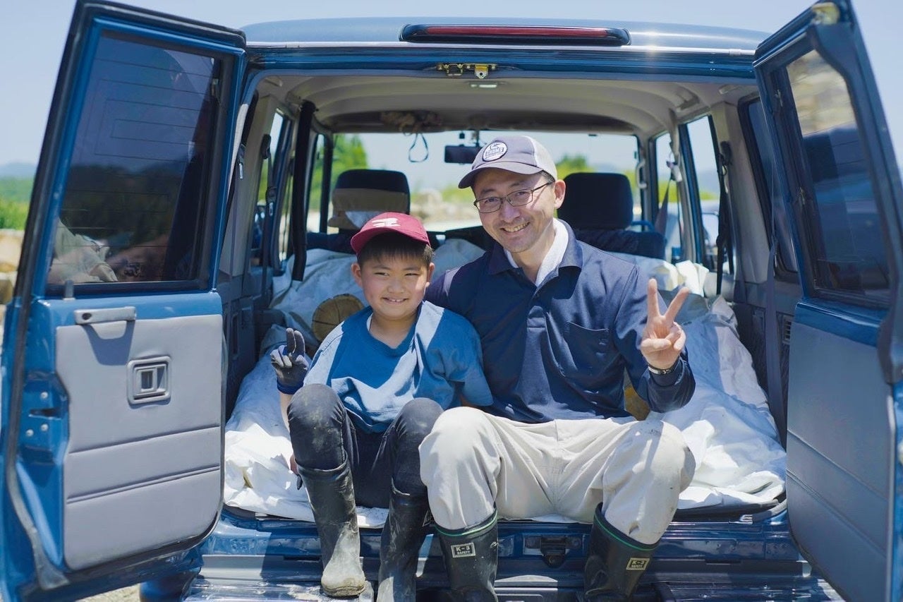 親子で仲良く参加