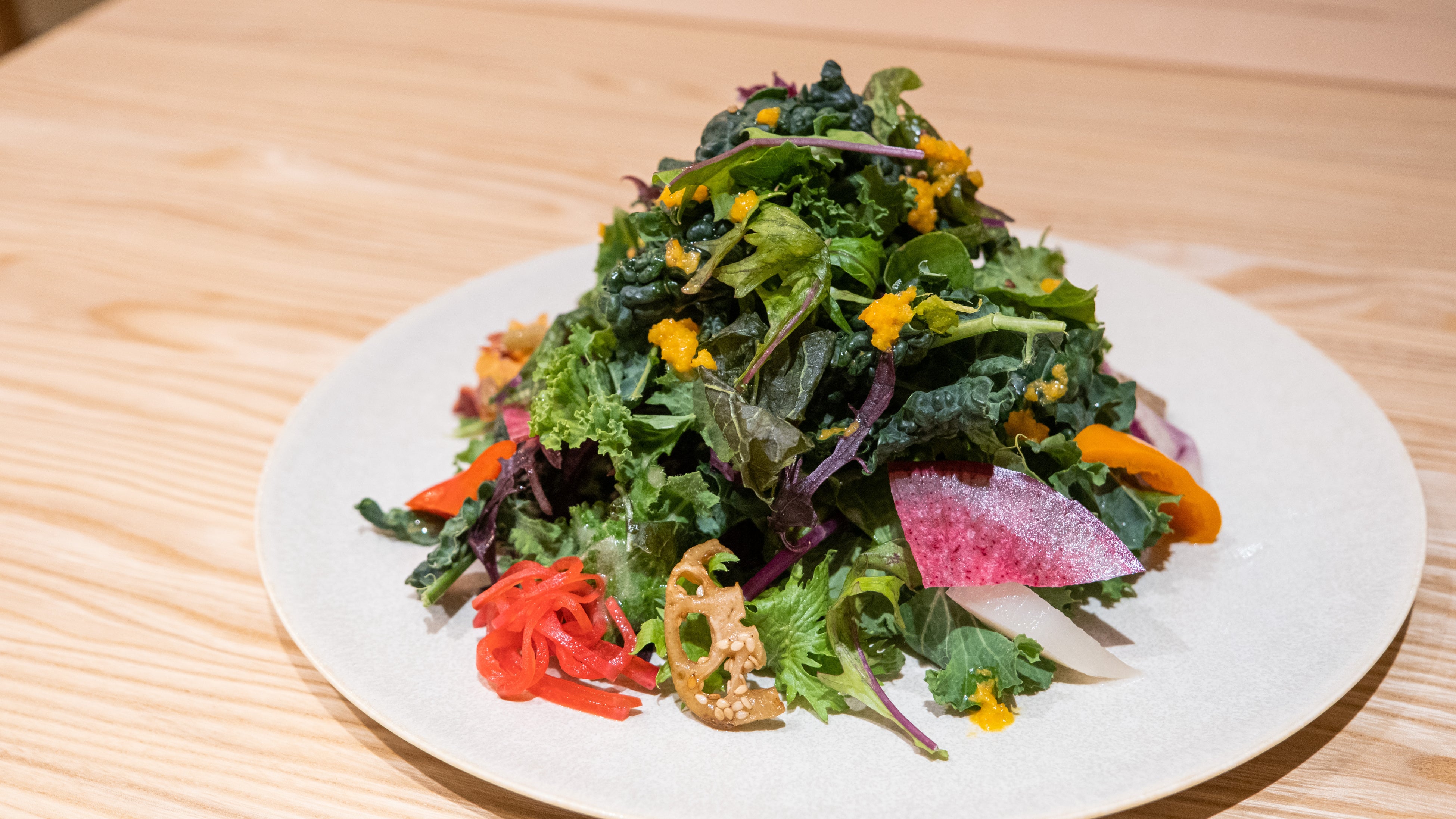 bokashi Diningで提供するサラダ