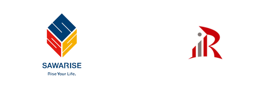 SAWARISEロゴ、R&Iカンパニーリミテッド社ロゴ©SAWARISE