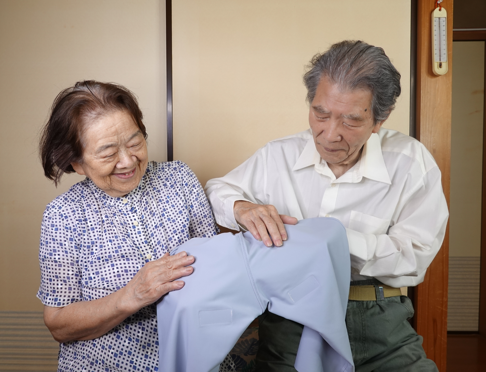 しっとりツルツルの生地