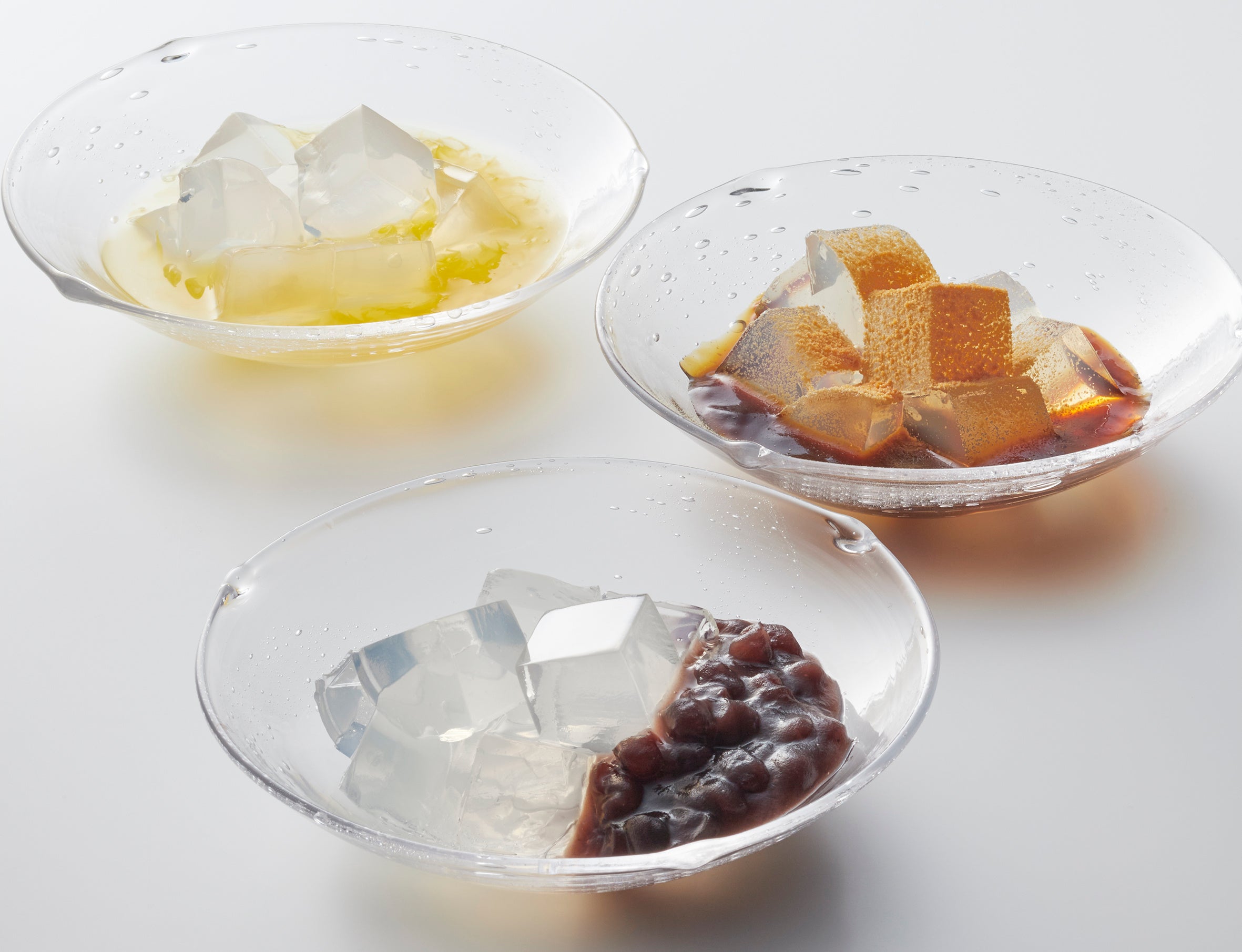 たねや寒天 小豆、夏みかん、黒蜜きなこ