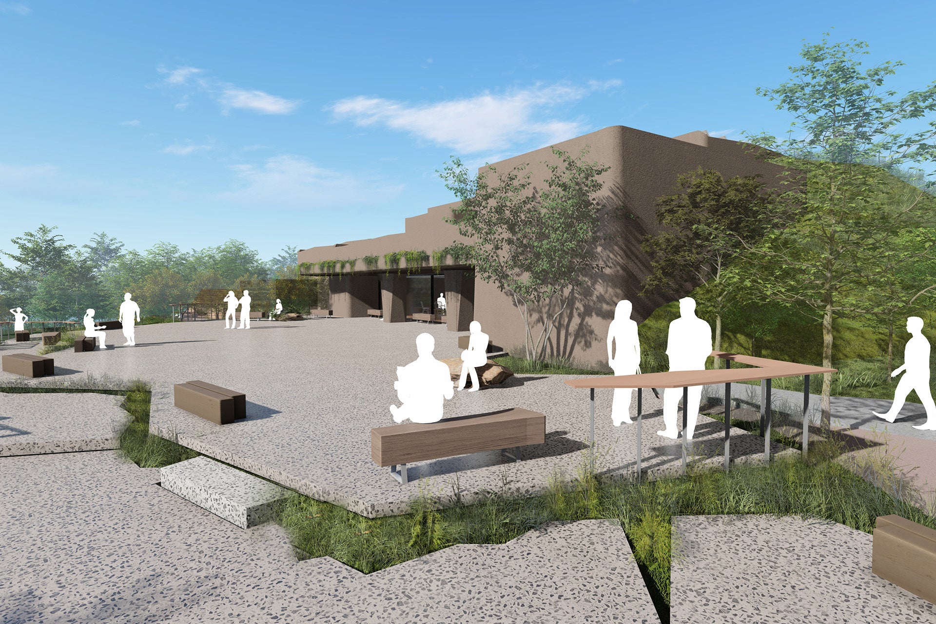 ▲ラーゴ 大津での木材利用イメージ