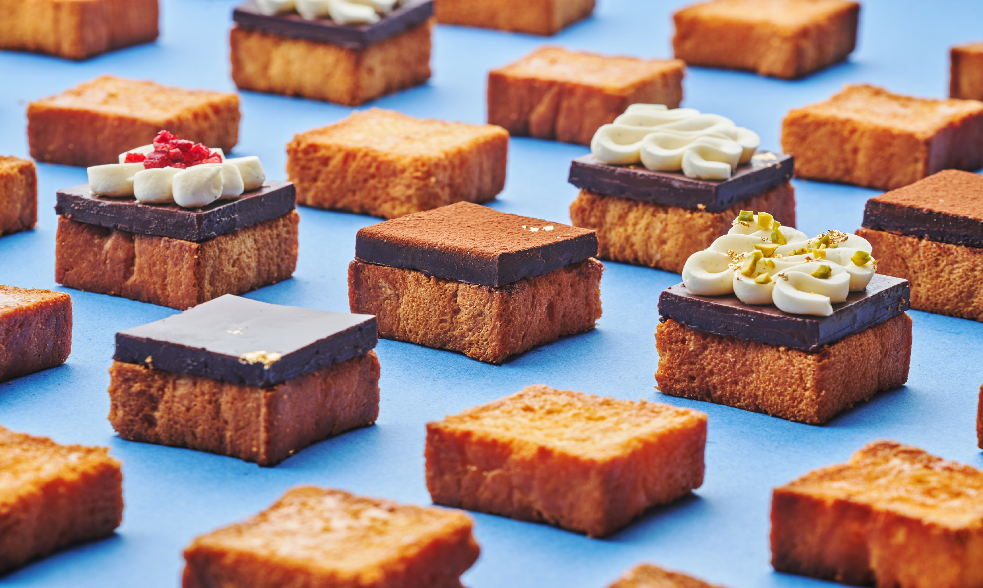 厚切りラスクと生チョコレート