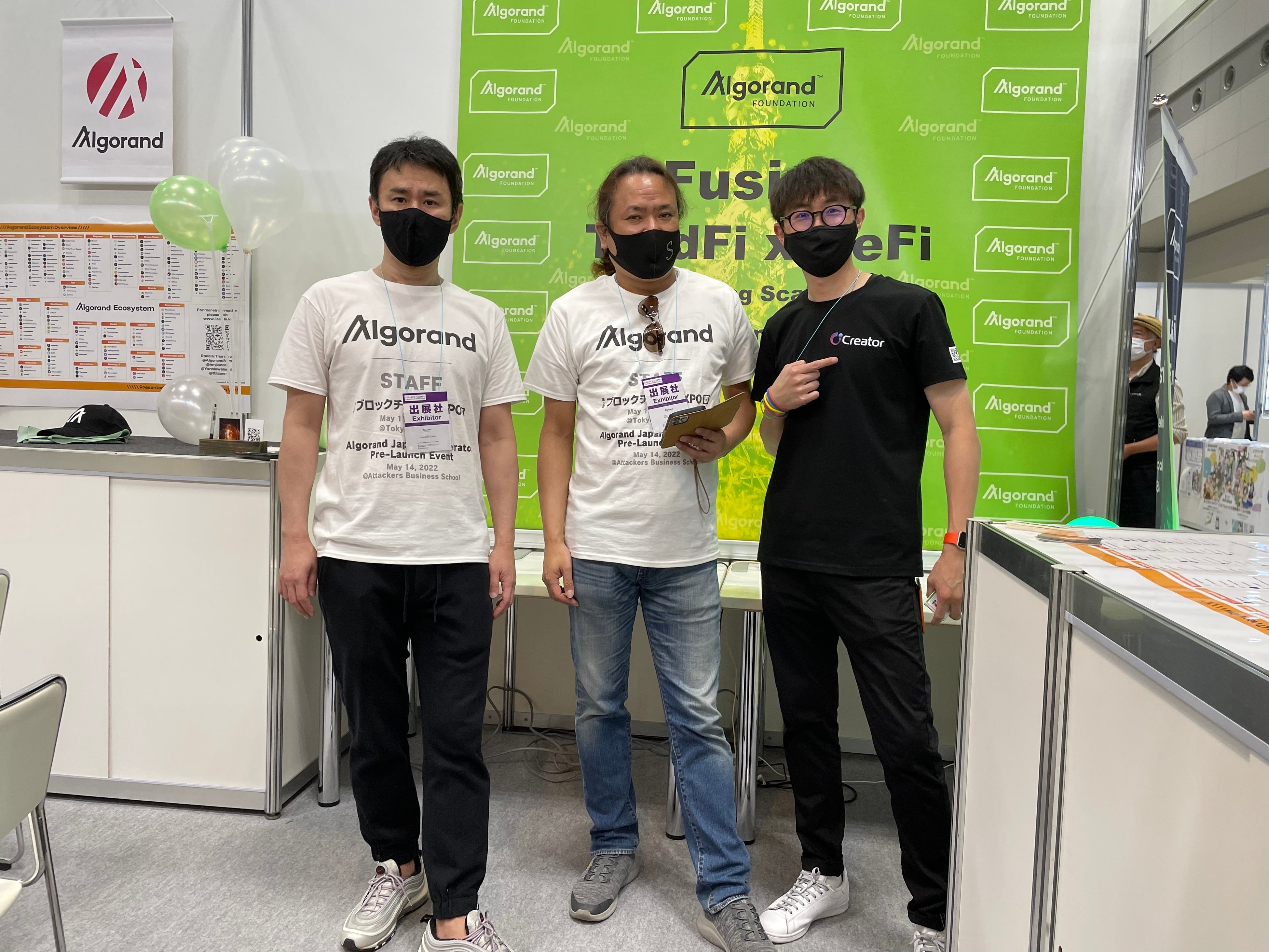 V2Bラボチームのクリエーター　　アルゴランドとの共同作業の一日の風景