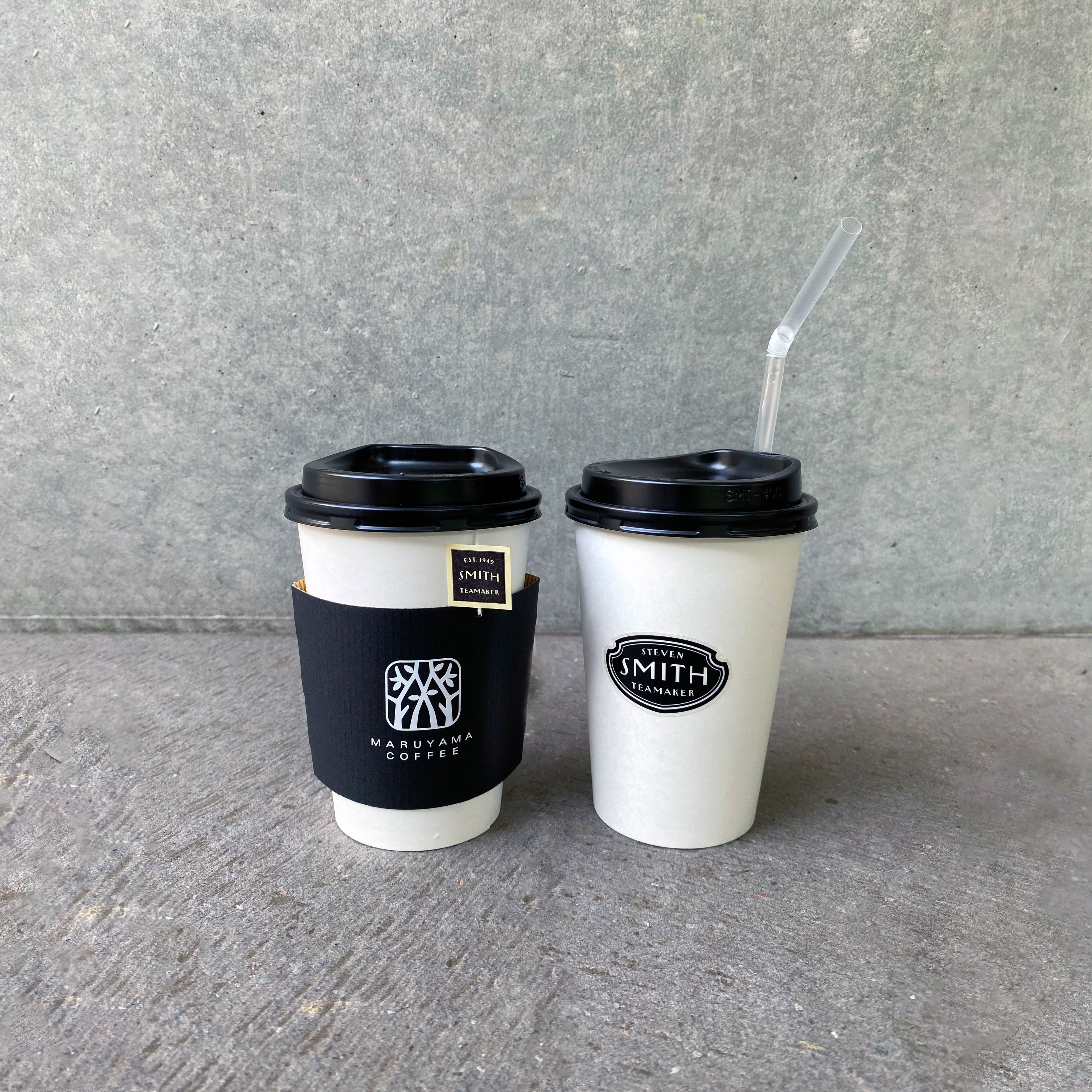 No.55 ロード ベルガモット ホットティー 660円 及び No.46 エクセプショナル アイスティー 660円