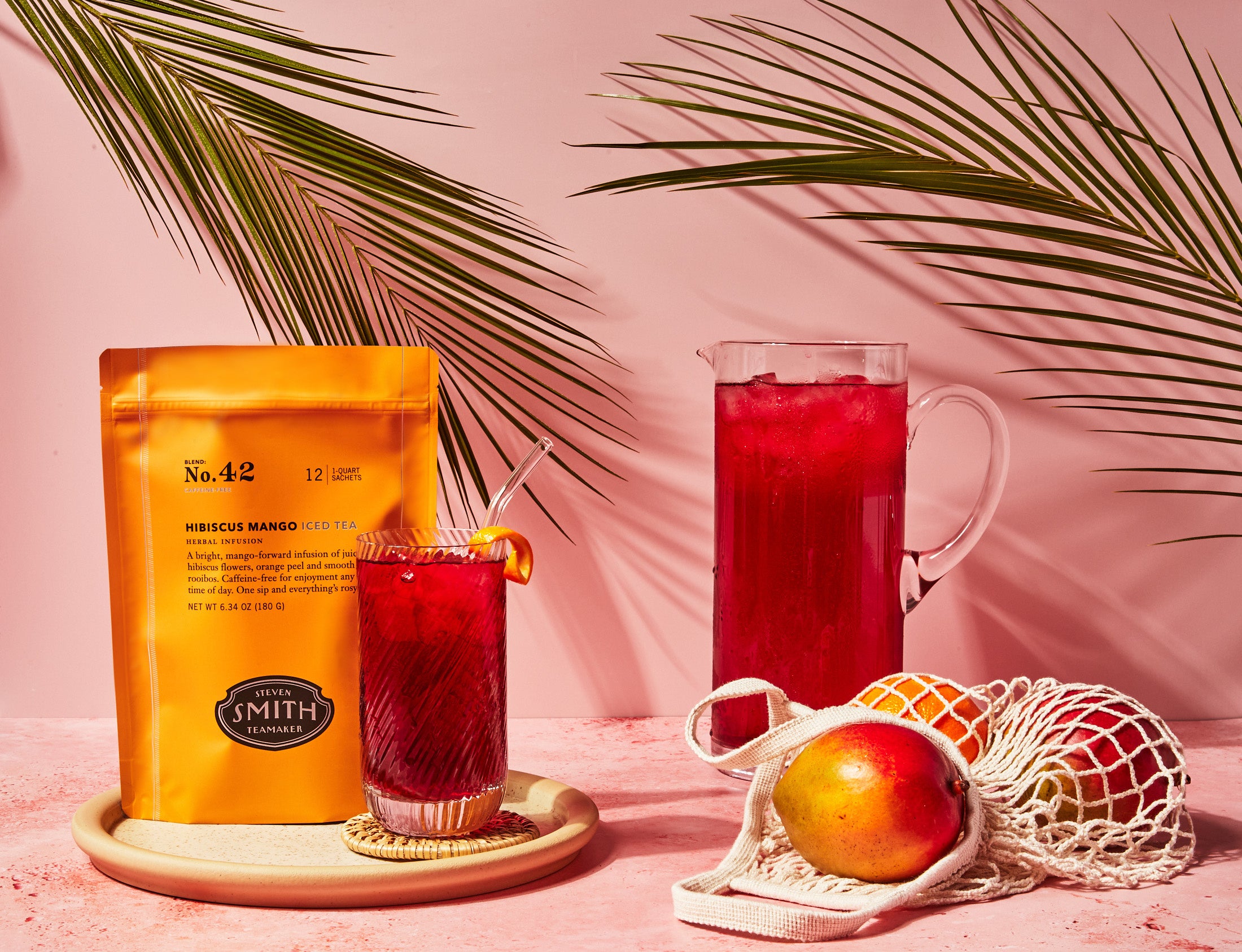 ハイビスカスマンゴー アイスティー