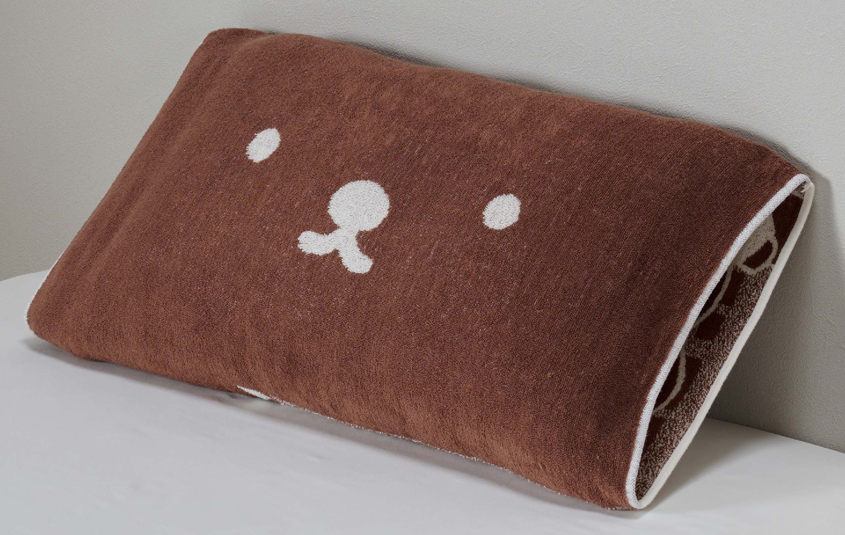 のびのびタオルピローケース ミッフィー＆ボリス柄・表