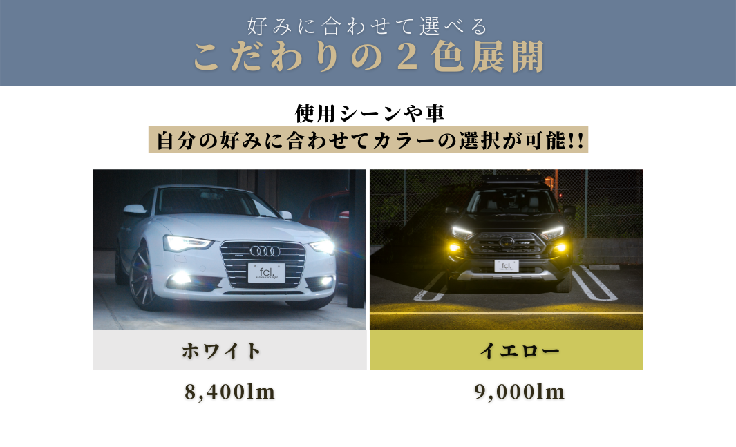 新商品 Fcl から点灯5分後も継続して明るさ9 000lmを誇る最上位シリーズの Ledヘッドライト フォグライト が新登場 株式会社wineeds Holdingsのプレスリリース