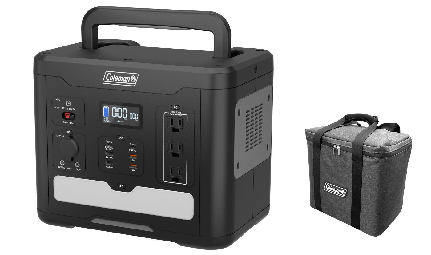 多摩電子工業×Colemanコラボレーション企画 ポータブル電源・ソーラー充電器・モバイルバッテリー発売決定!