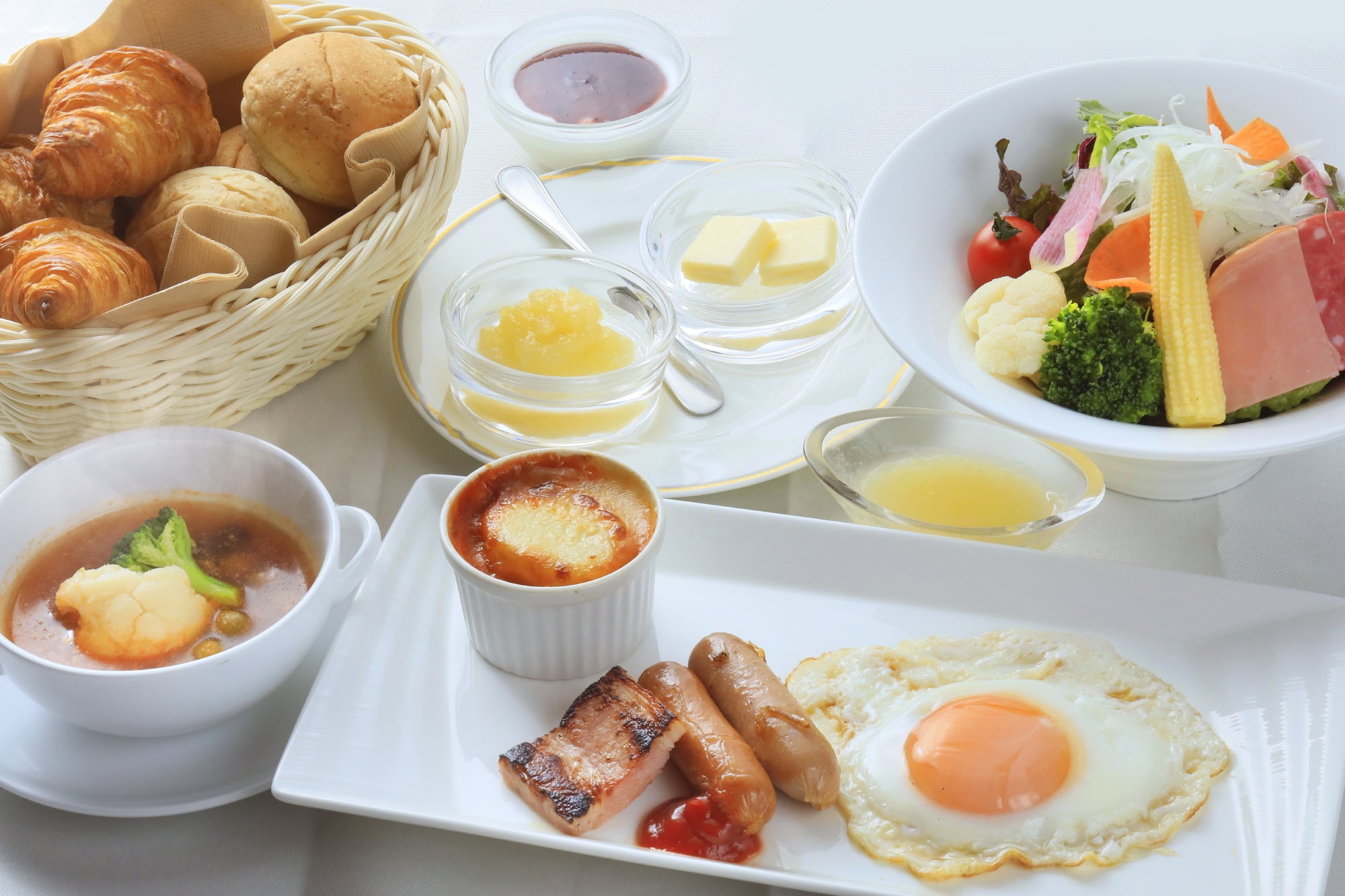 蓼科の味覚が詰まったご朝食