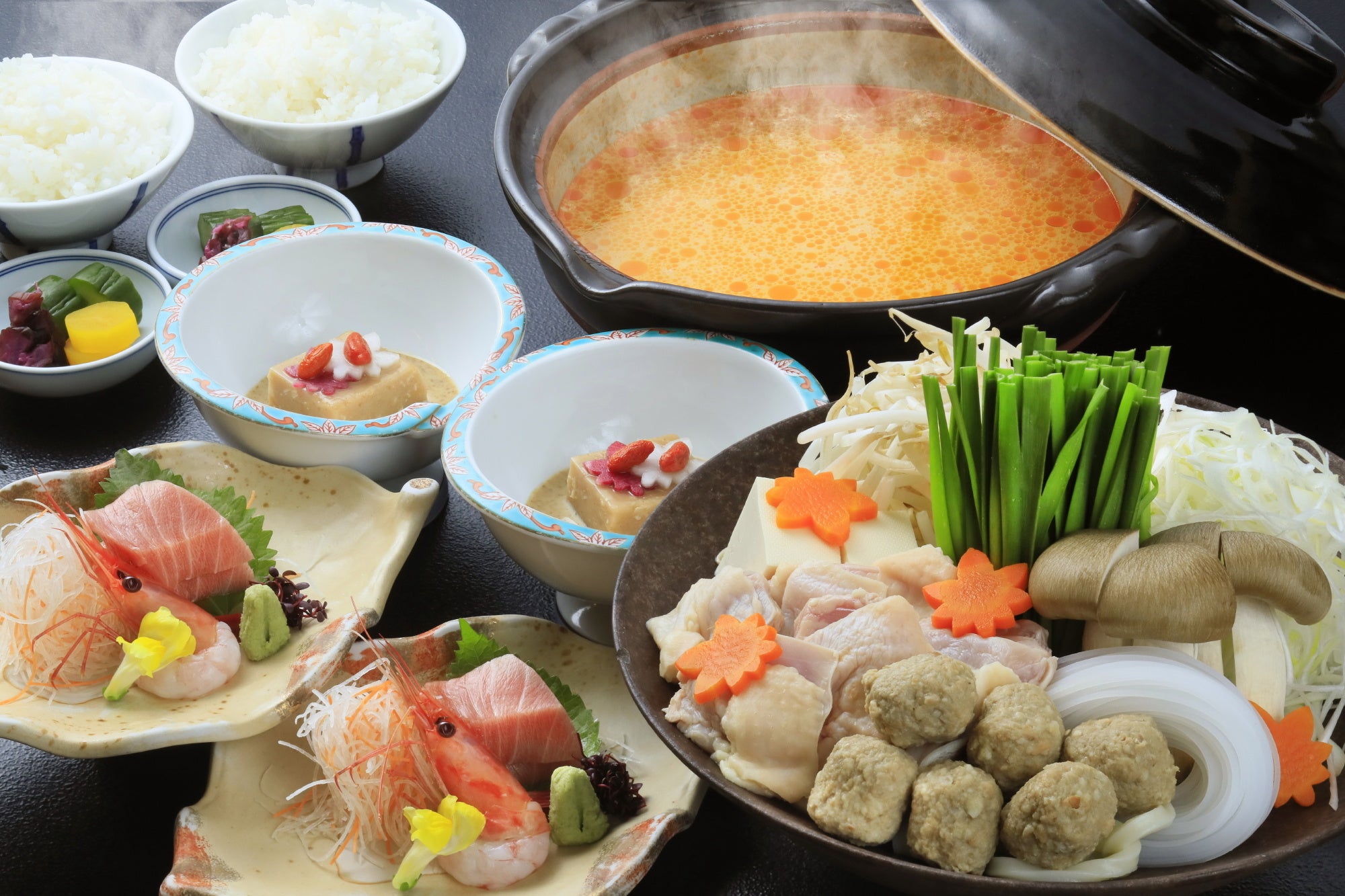 日光の新鮮な食材を使用した和食会席(湯守釜屋)