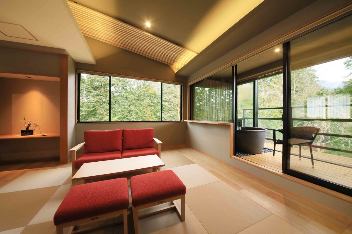 【箱根風雅】別館Miyabi邸 温泉半露天風呂付き和洋室