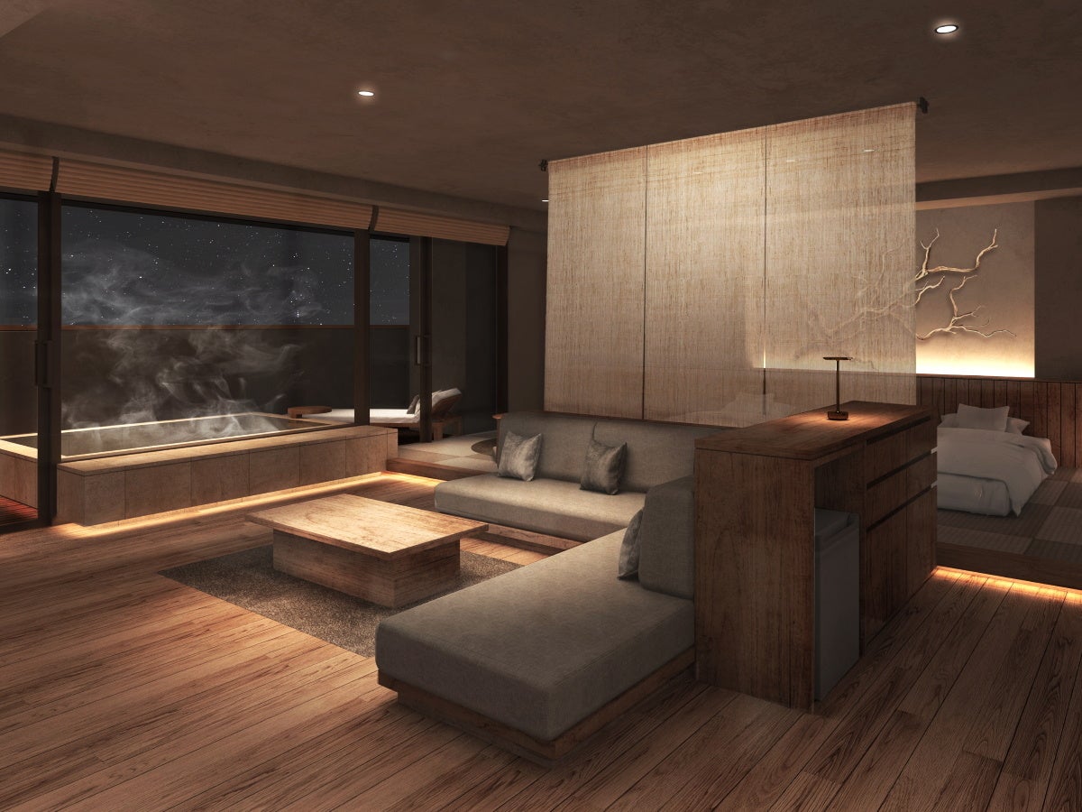 【新客室・温泉露天風呂付】スイートルームは70㎡超