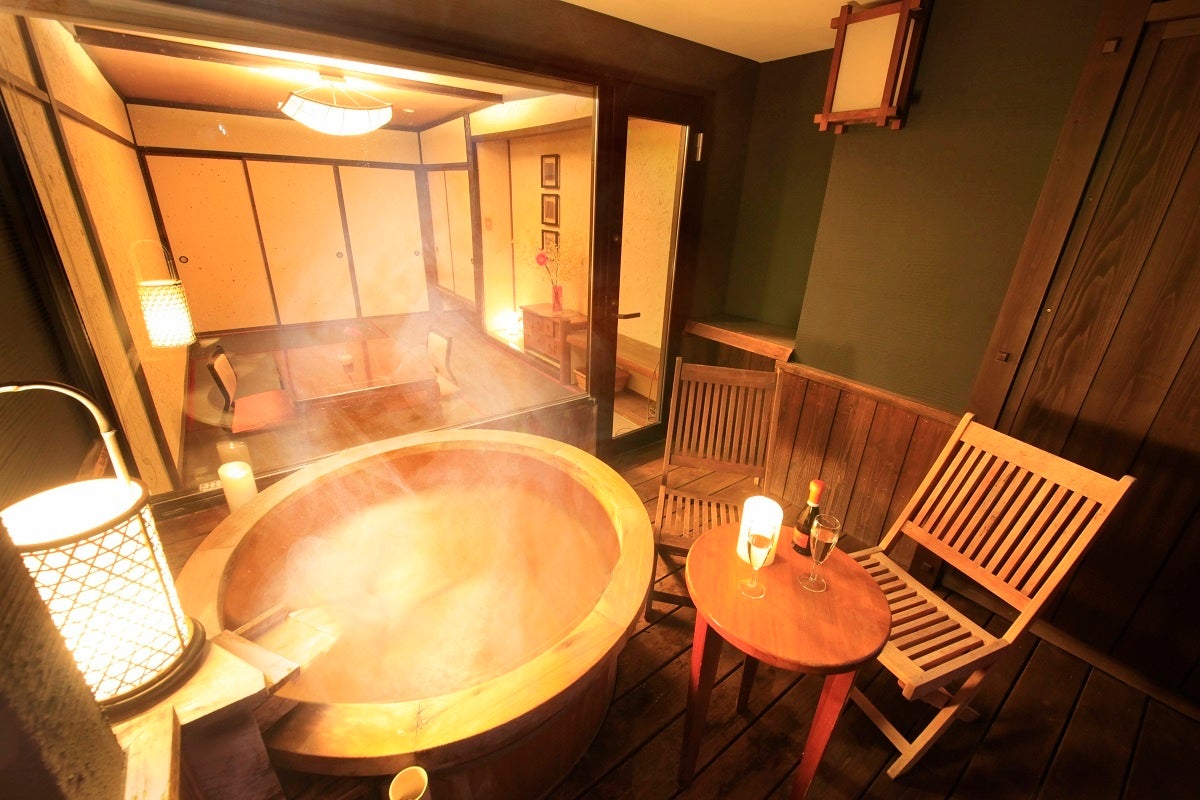 温泉露天風呂付和室