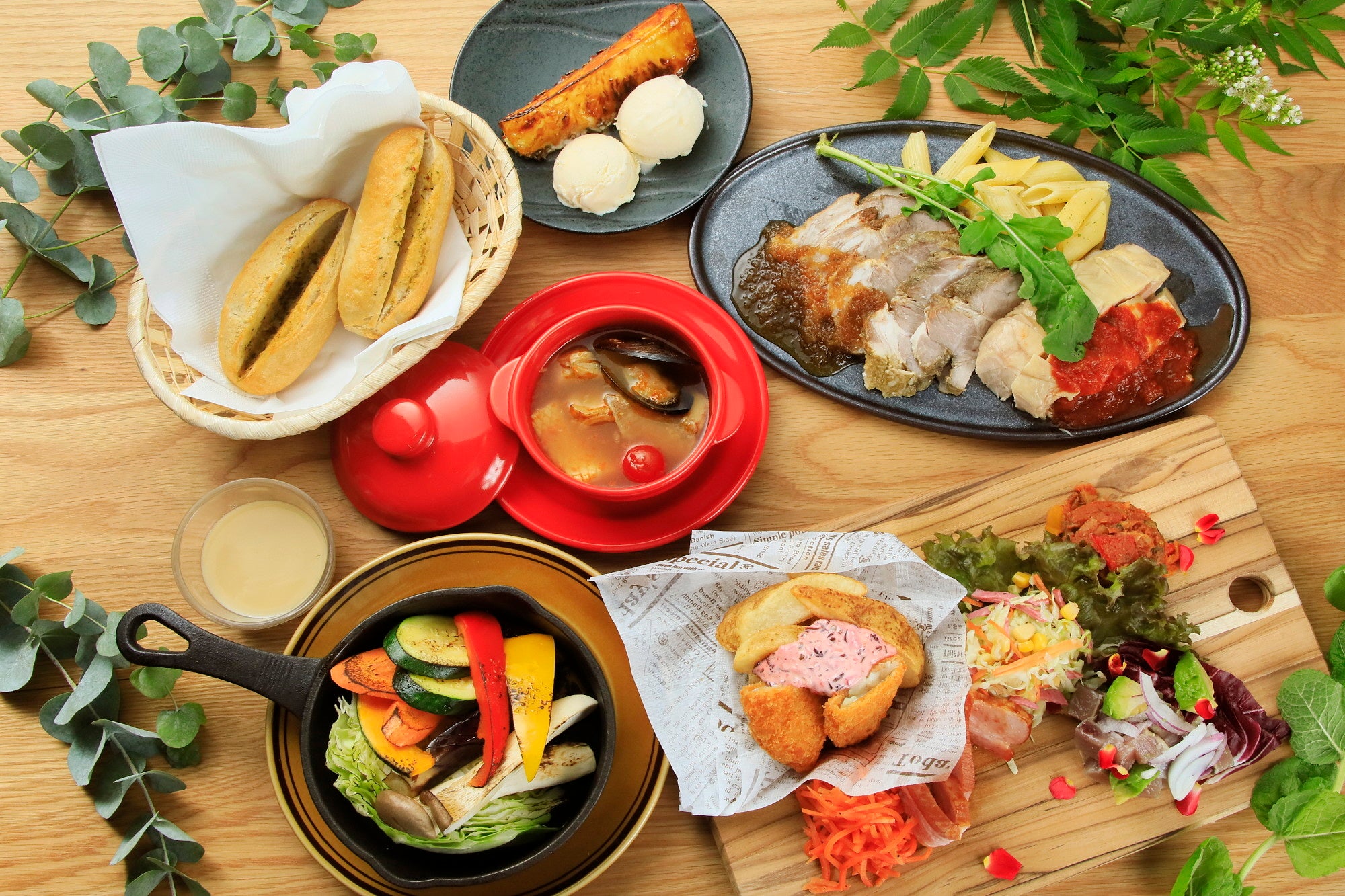 【ゆとりろガーデン北軽井沢with DOGS】『窯』で仕上げるお食事※イメージ