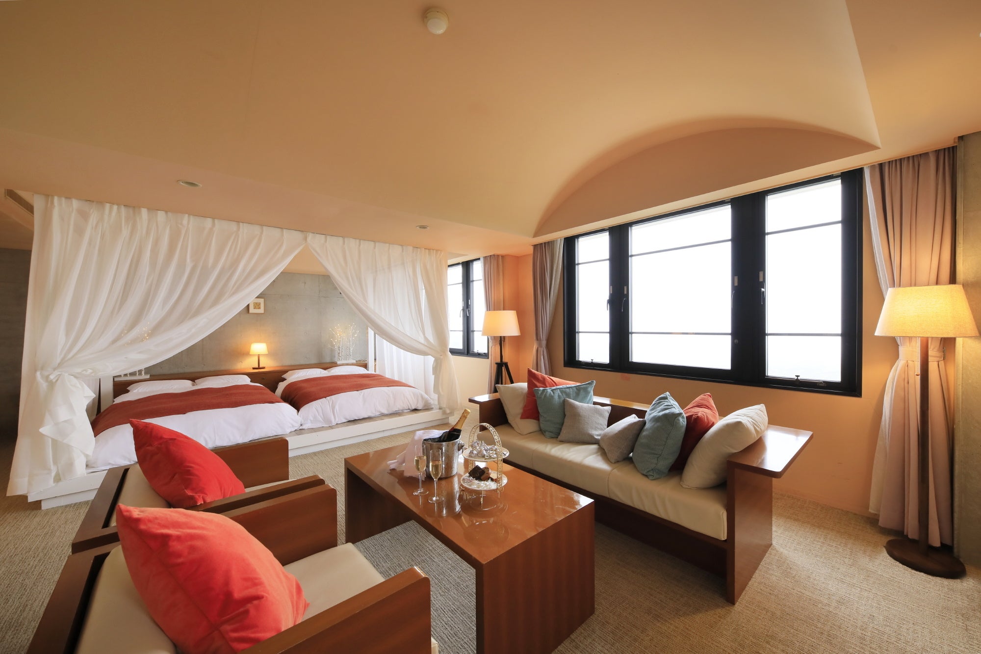 【別府風雅】開放的で贅沢な最上階オーシャンビューデラックス